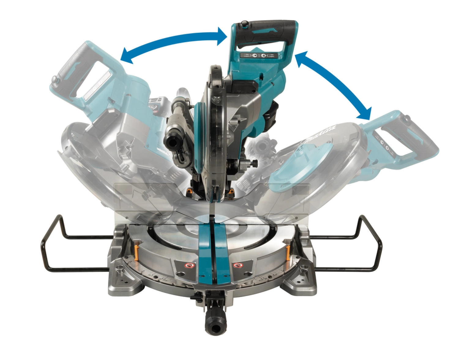 Makita LS004GZ01 XGT 40V Max Li-ion Radiaal afkortzaag 260 mm body - met AWS zender-image