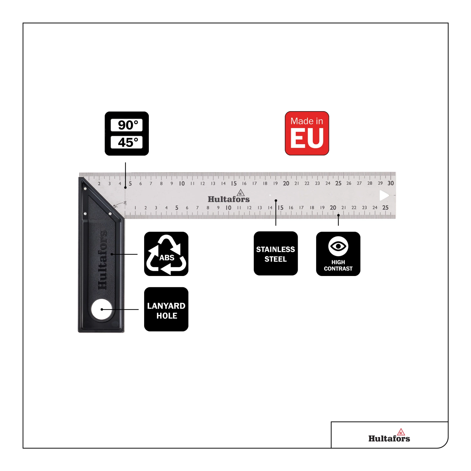 Hultafors S30L Crochet de magasin léger - 300mm-image