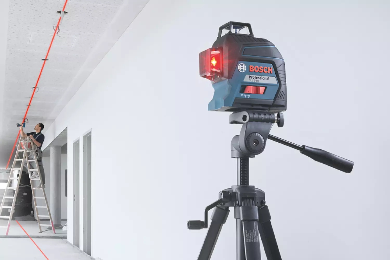 Bosch GLL 3-80 Kruislijnlaser in koffer - 40m-image