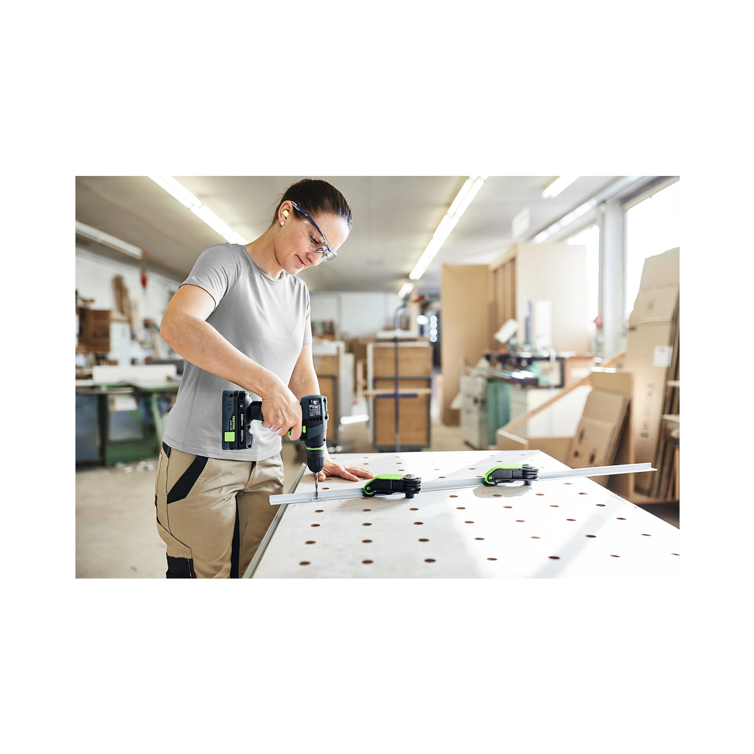 Festool TXS 18 C 3,0-Set 18V Li-Ion accu schroefboormachine incl. bitset (2x 3,0Ah) in systainer - 40Nm