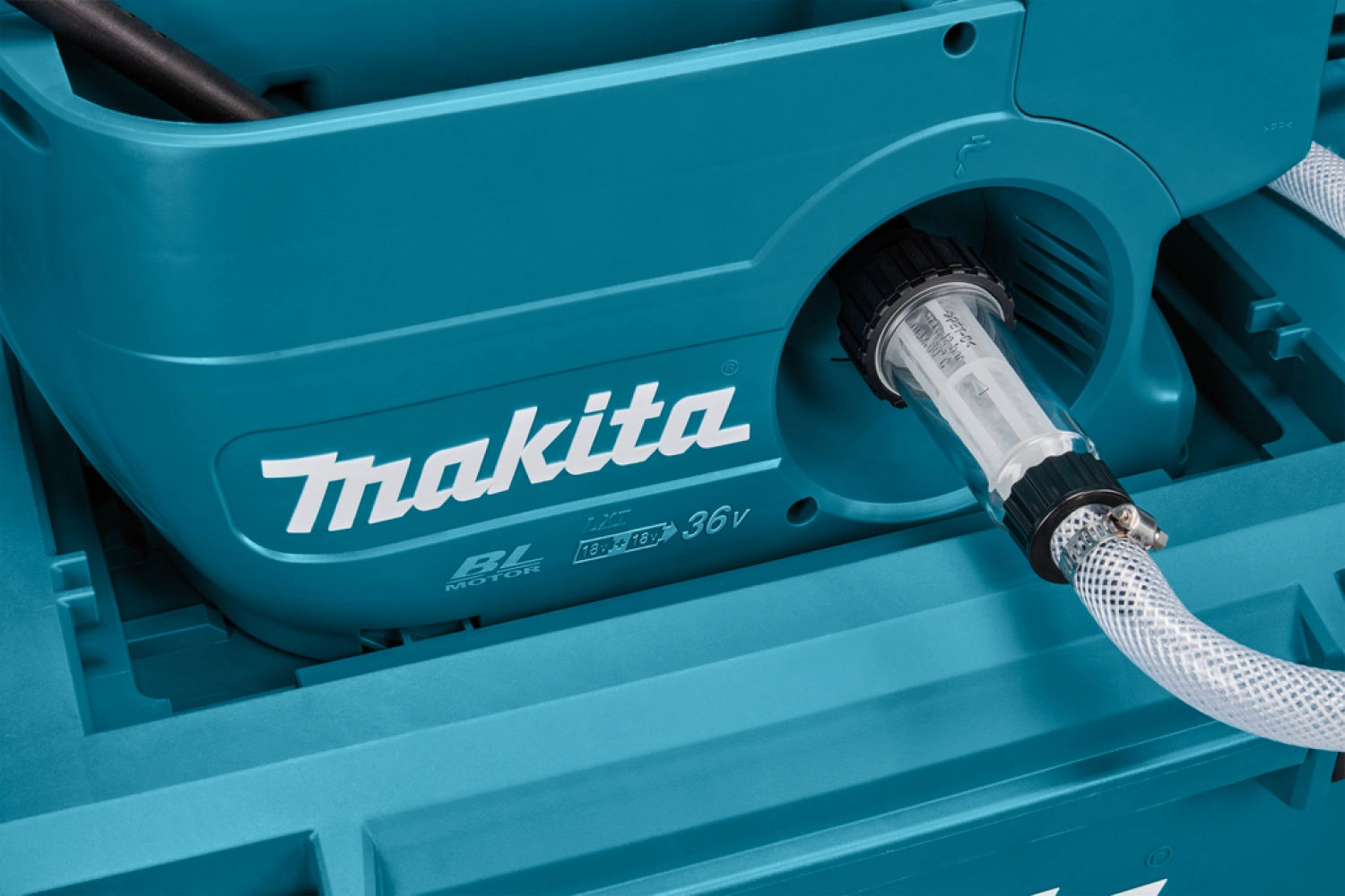 Makita DHW080ZK 2x18V Li-ion accu hogedrukreiniger body in koffer - 80 bar-image