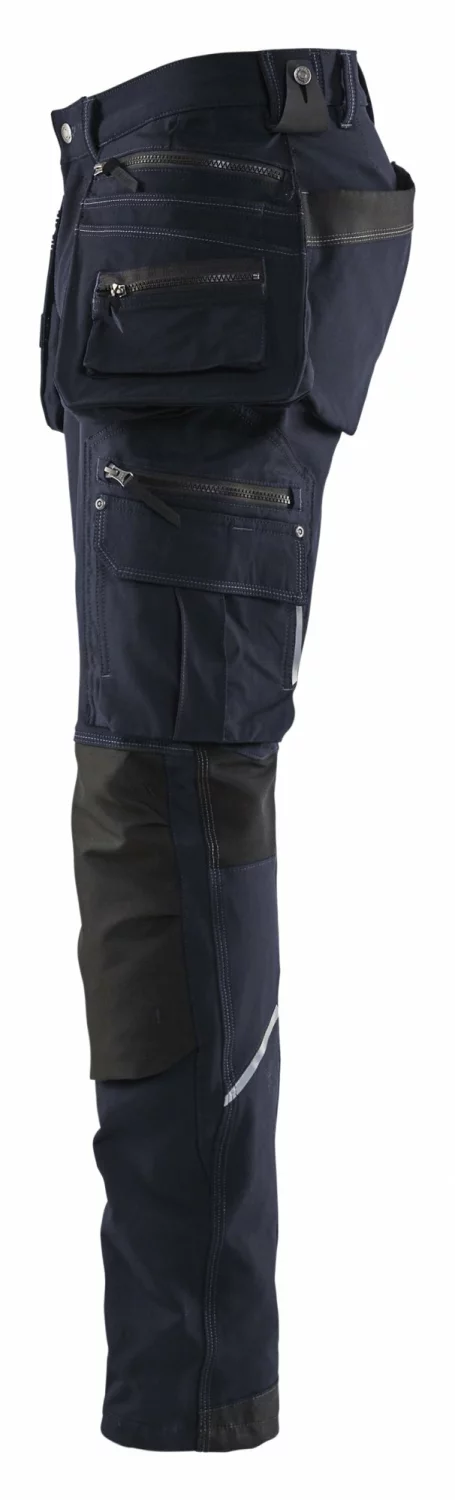 Blåkläder Pantalon X1900 artisan stretch 4D - C54 - Marine foncé/Noir-image