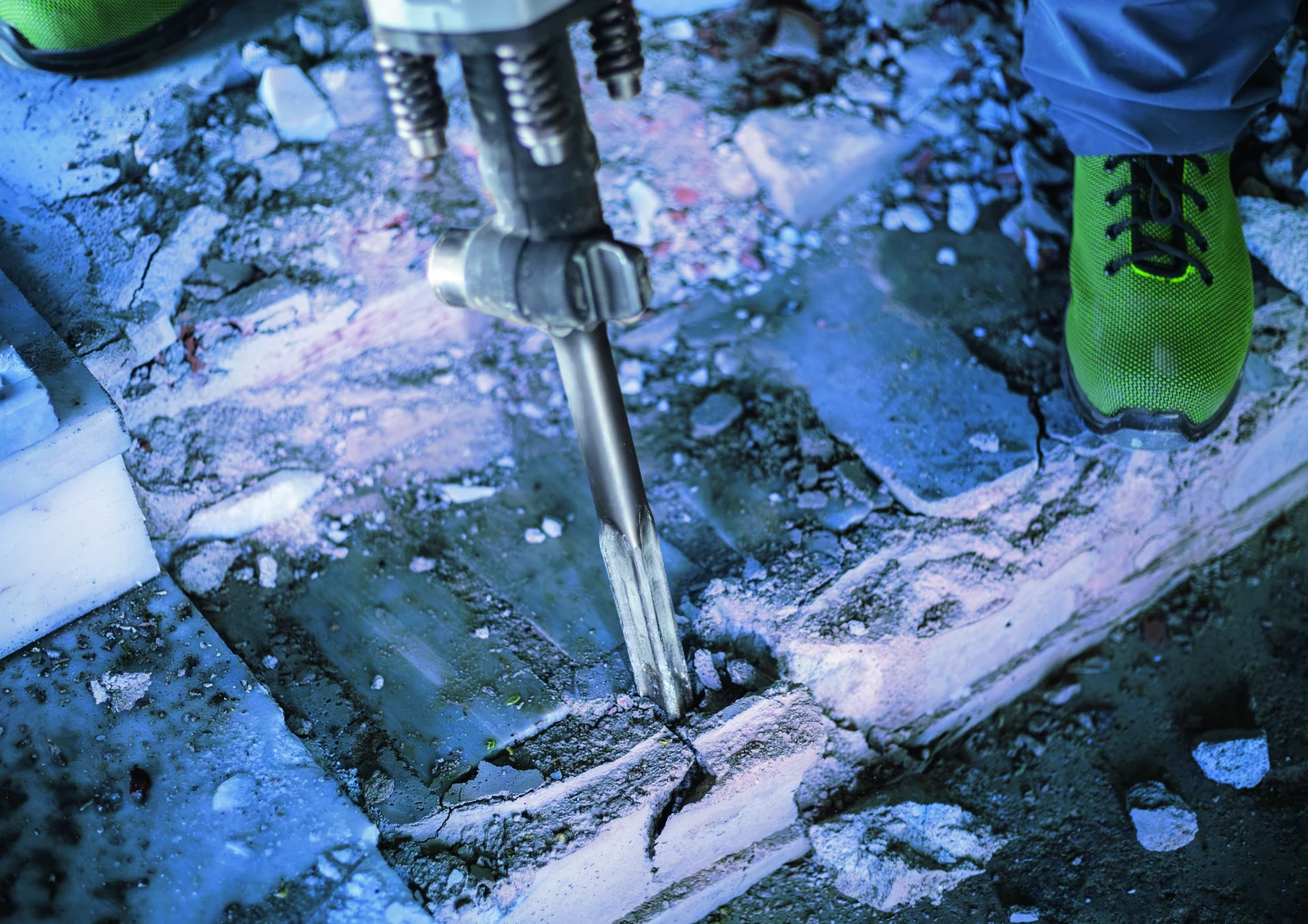 Bosch 2608690111 - Burin pointu à queue six pans, 30 x 400 mm-image