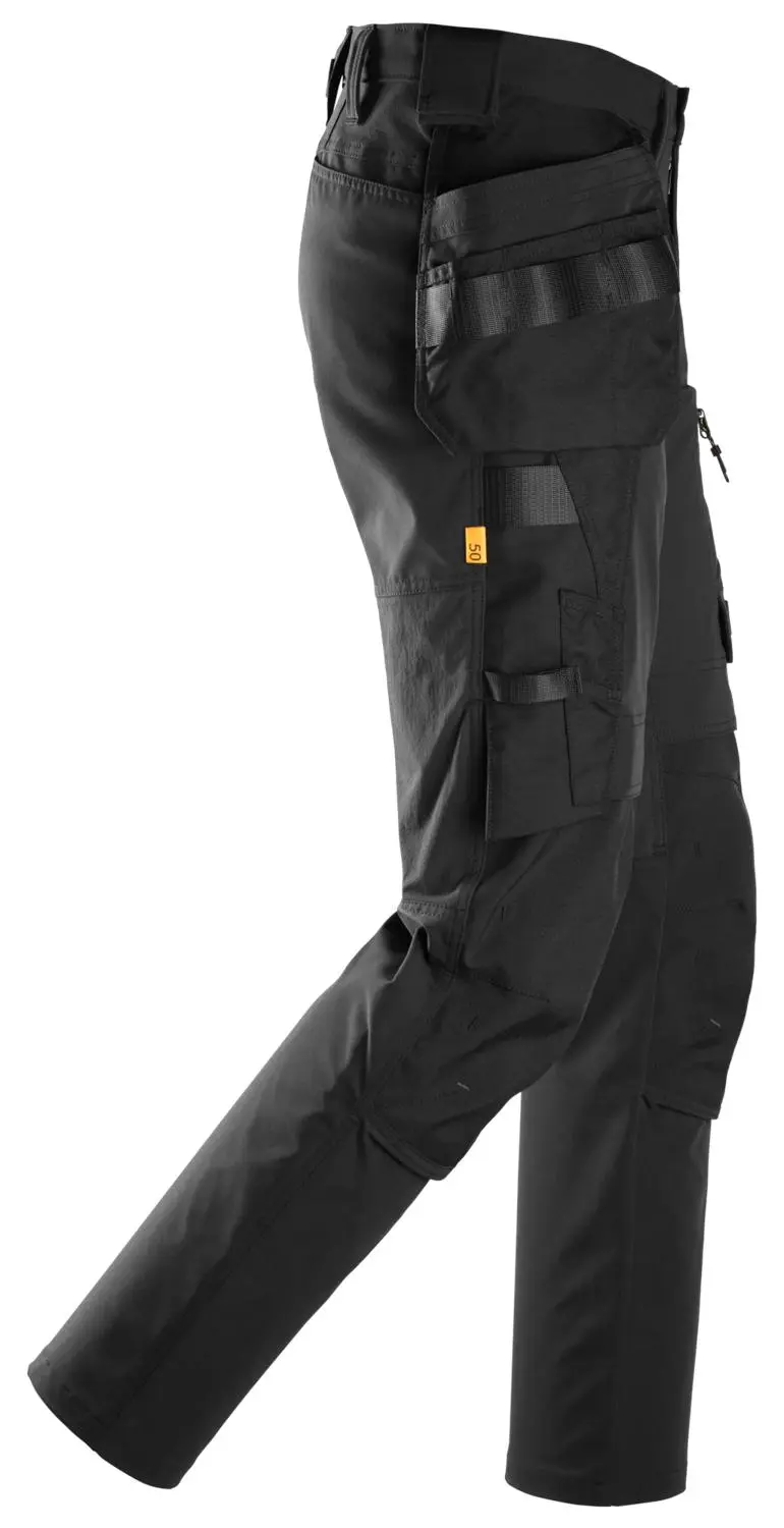 Snickers 6218 AllroundWork Stretch Werkbroek met Holsterzakken - Zwart - 044