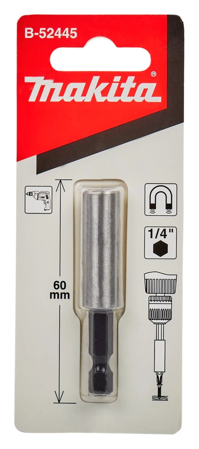 Makita B-52445 Porte-embout magnétique 1/4 « x60mm-image