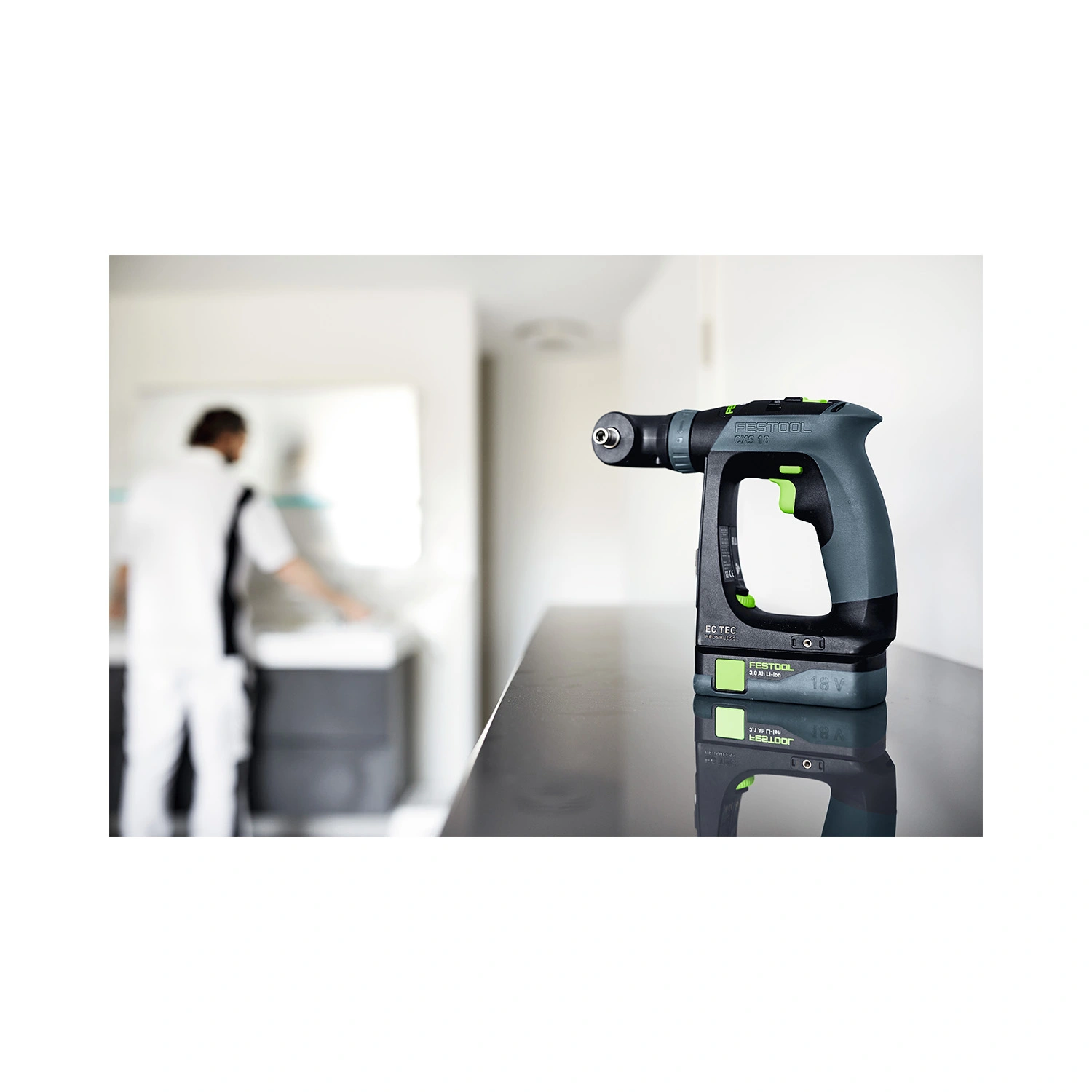 Festool CXS 18 C 3,0-Plus 18V Li-Ion accu schroefboormachine set (2x 3,0Ah) in systainer - 40Nm