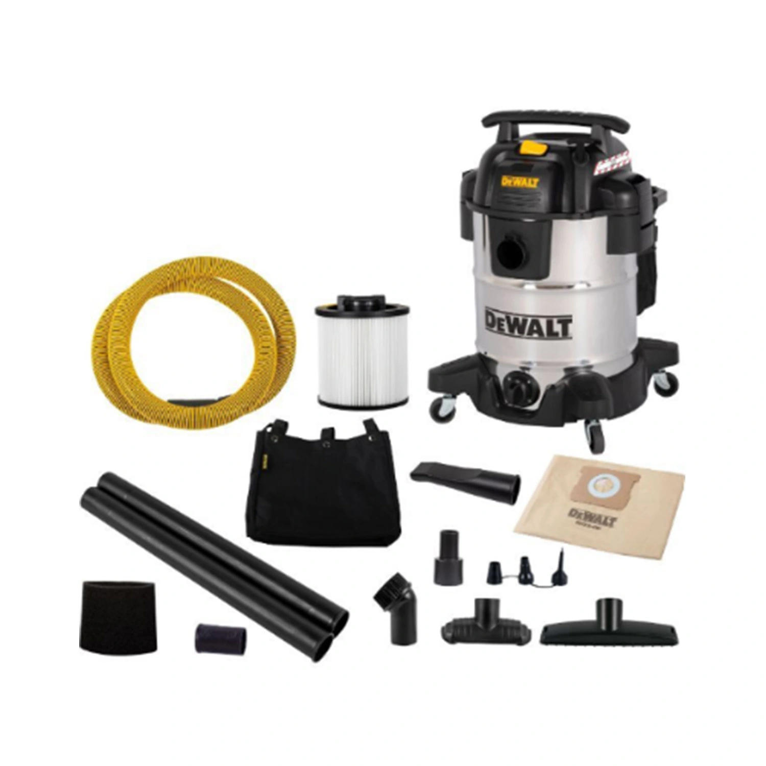 DeWalt DXV38SB Aspirateur - Sec/Humide - 1 250 W - 38 L