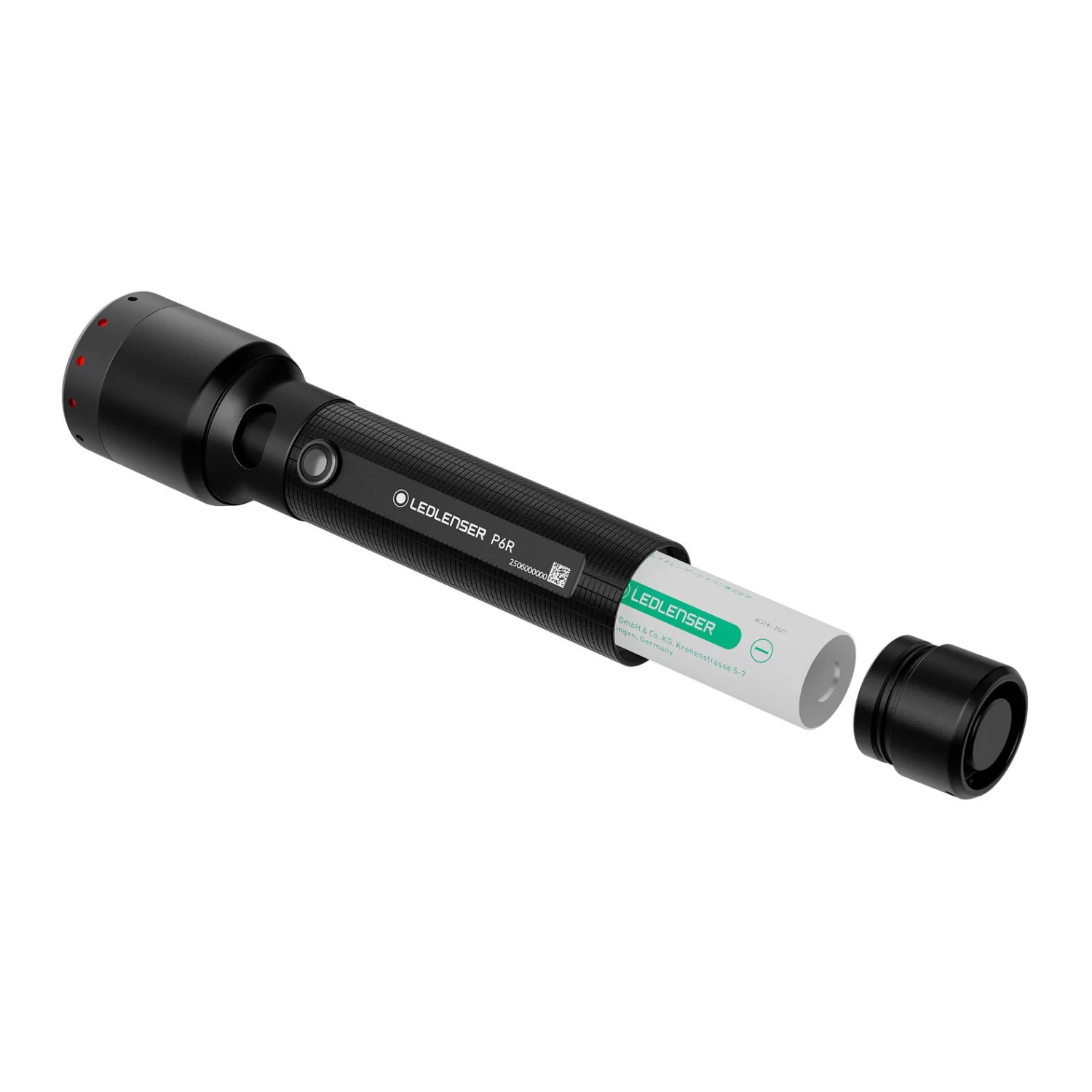 Ledlenser P6R LED lampe torche - IP68 - 1200Lm - Rechargeable-image