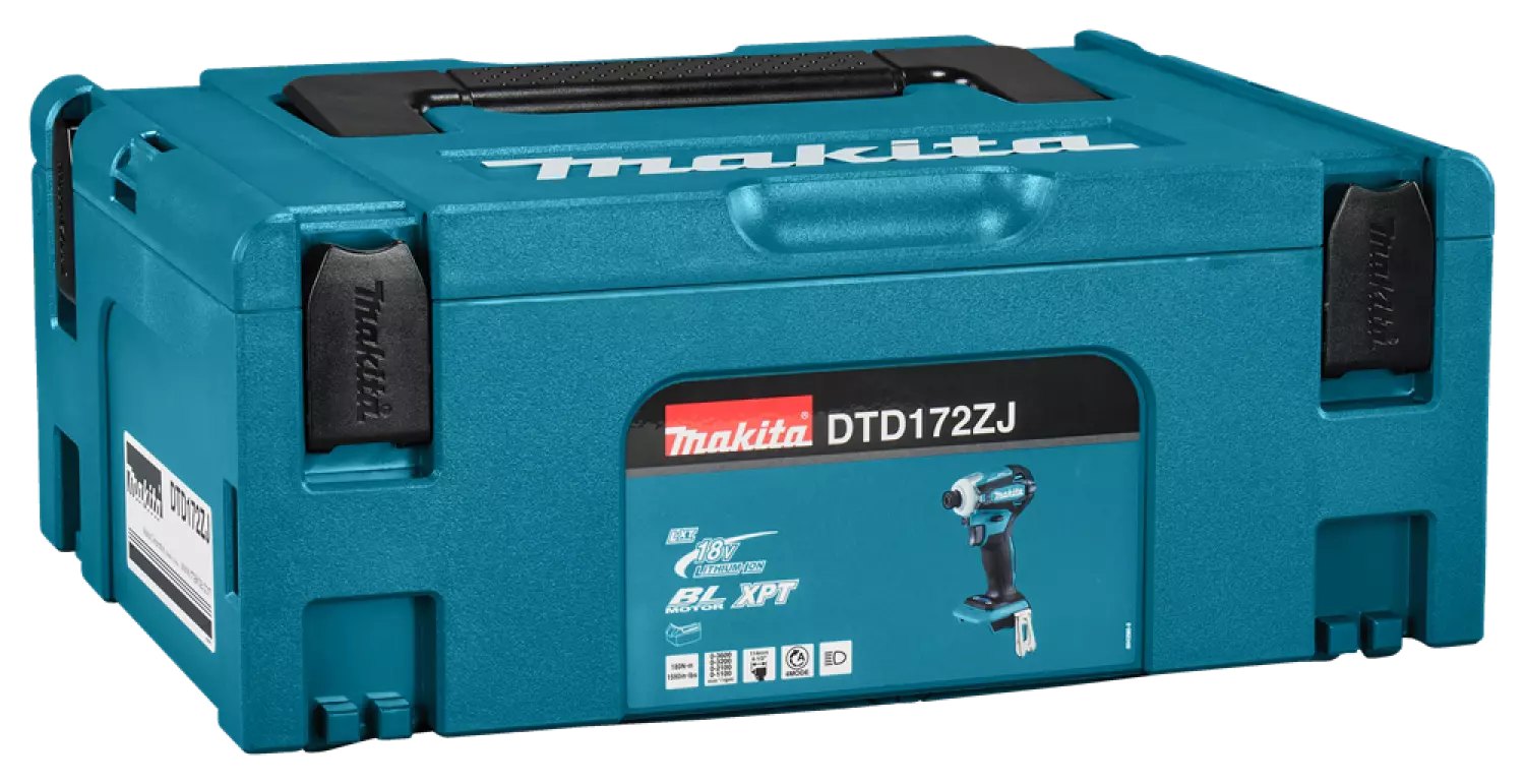Makita DTD172ZJ - Visseuse à percussion sans-fil - LXT 18 V Li-ion - Mbox - Machine seule-image