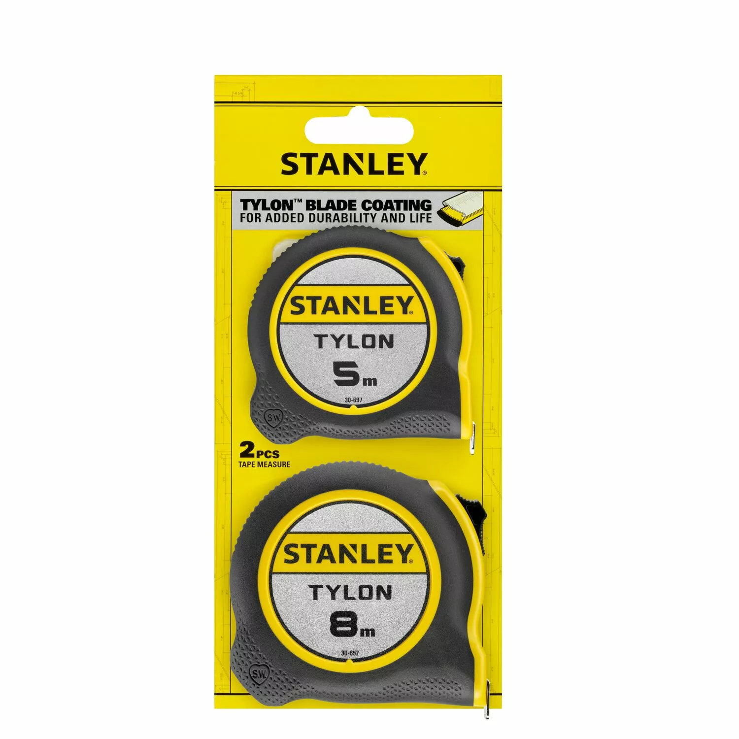 Stanley STHT0-74260 Tylon rolmaatset - 5m / 8m-image