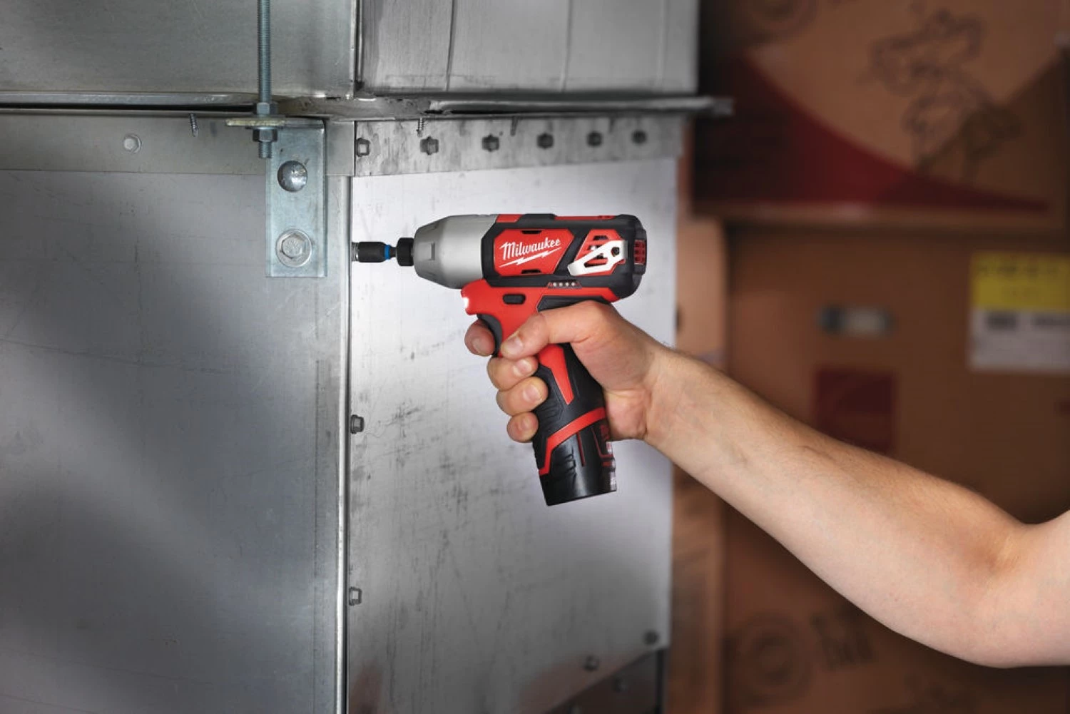 Milwaukee M12 BID-202C Li-Ion visseuse à chocs sous-compacte - 12V-image