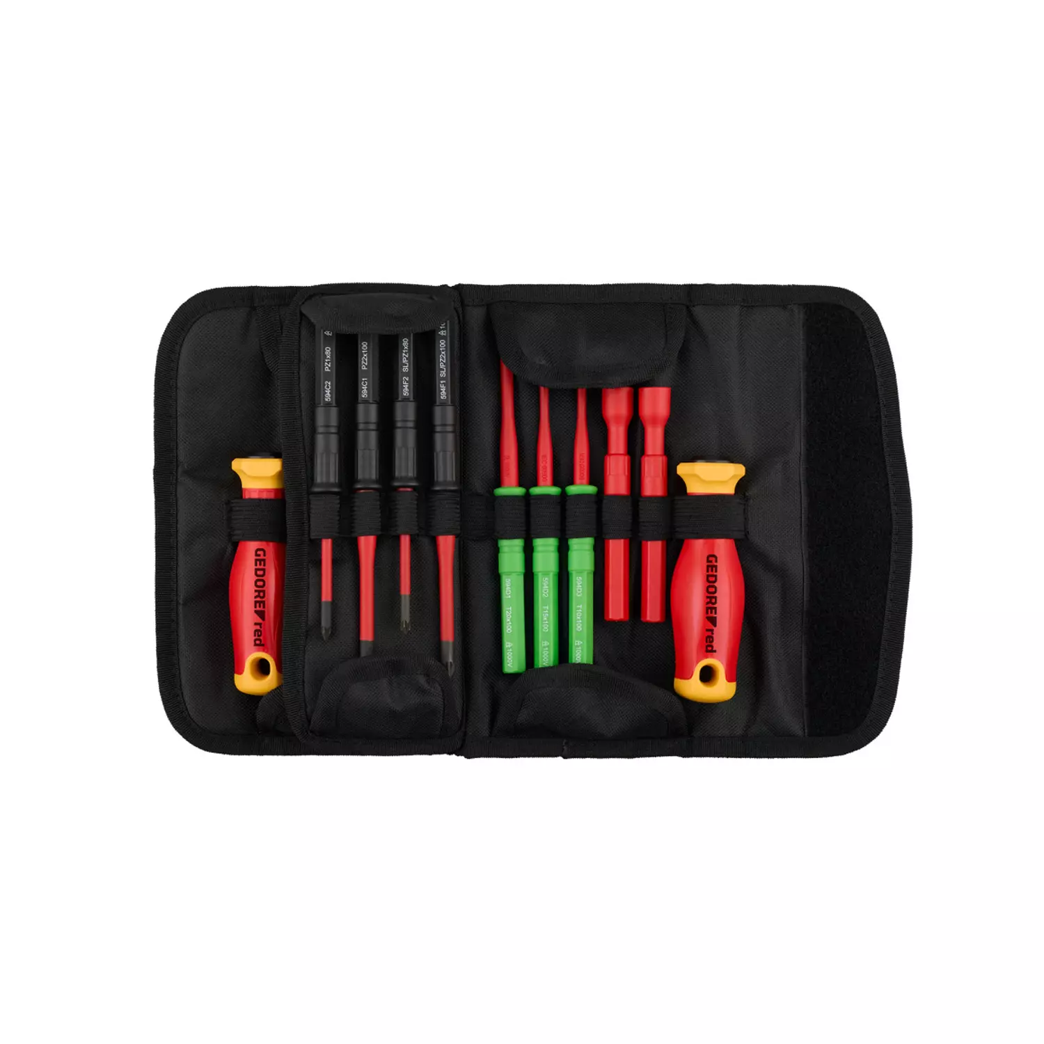 Gedore RED 3301961 Jeu de 20 lames interchangeables VDE dans un étui