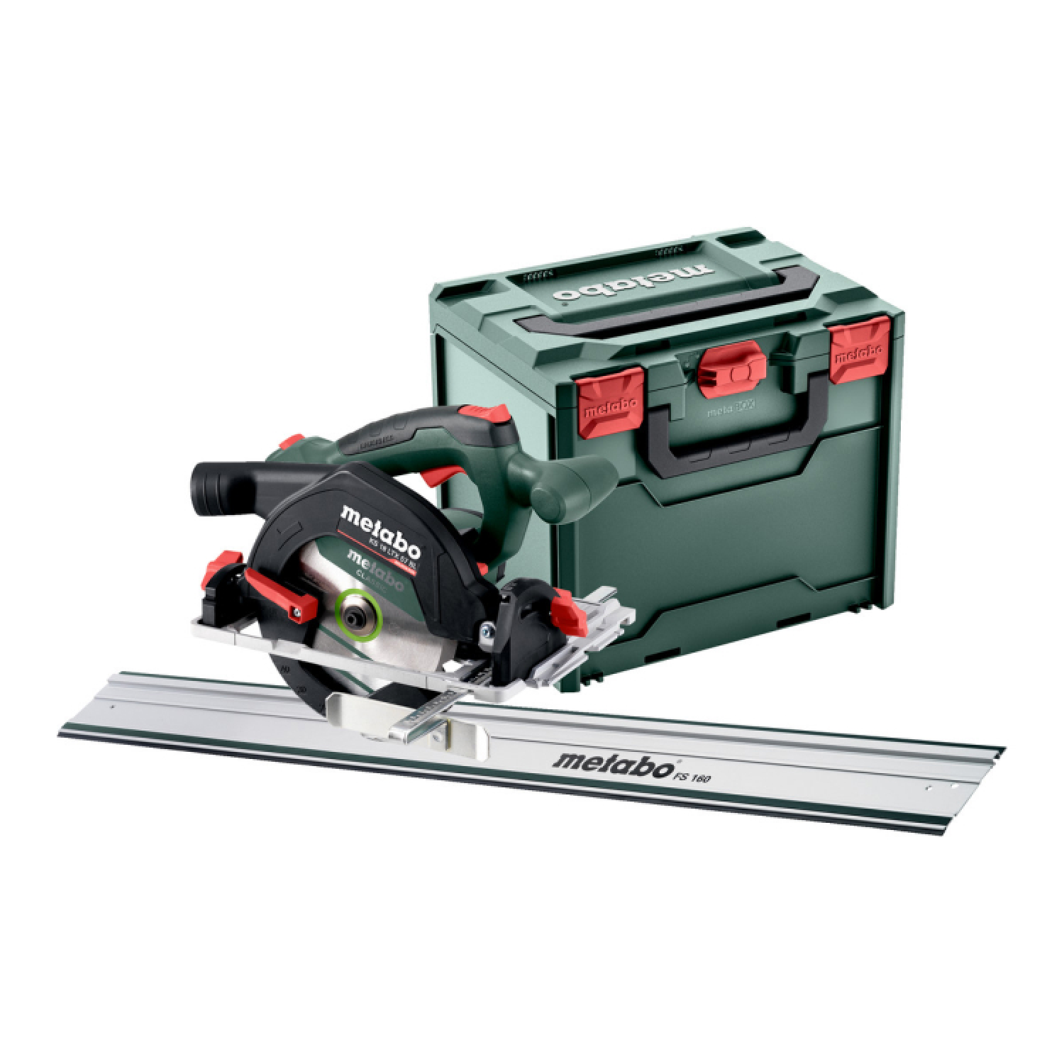 Metabo KS 18 LTX 57 BL 18V Li-ion accu cirkelzaag set (2x 8.0Ah accu) in MetaBox - 165mm-image