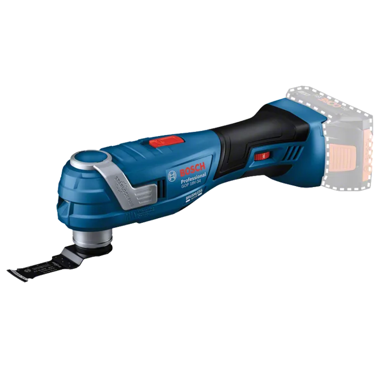 Bosch GOP 18V-34 Accu Multi-outils + accessoires en L-Boxx-image