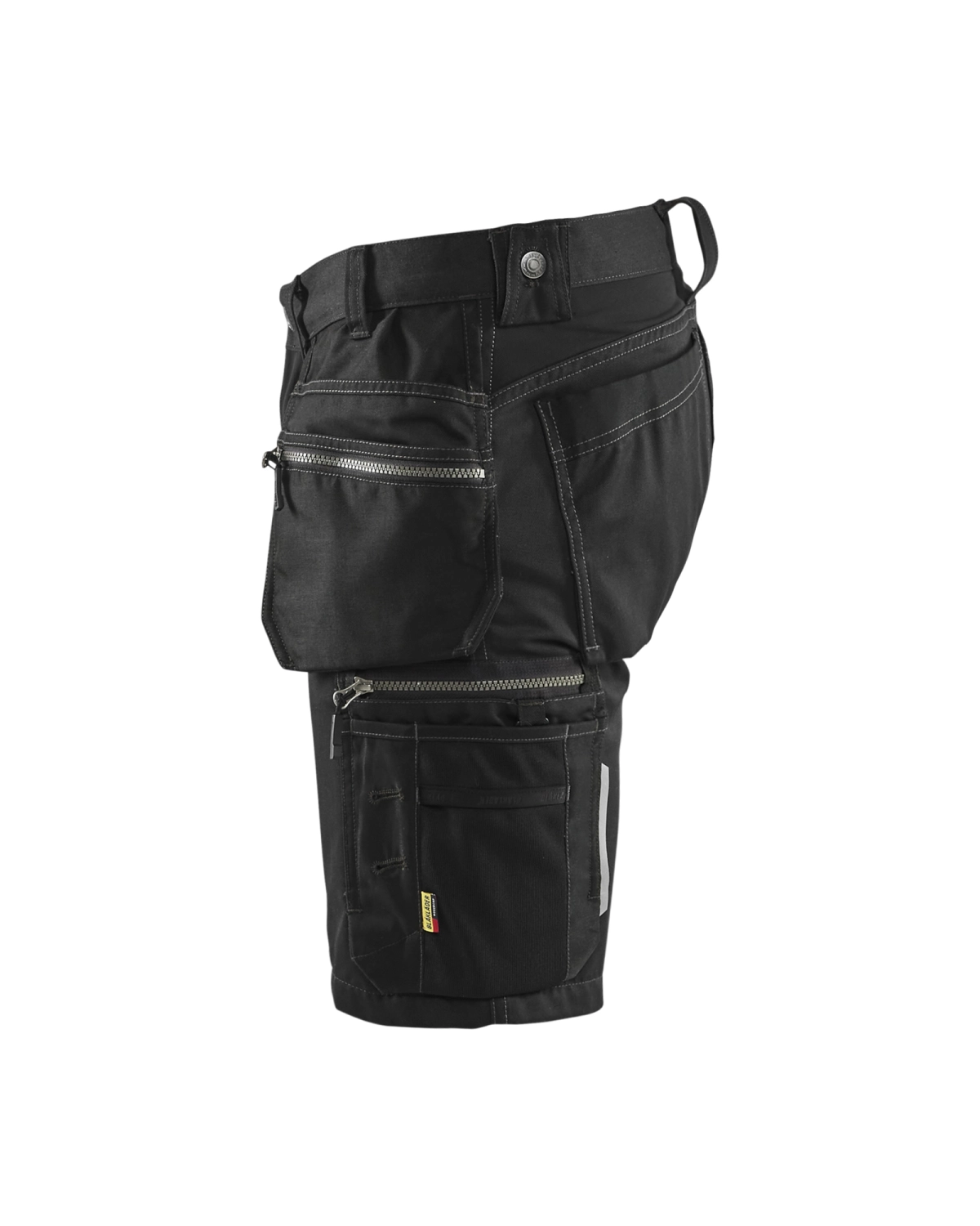 Blåkläder 1598 Pantalon de travail court avec stretch - noir - 50 (M)-image