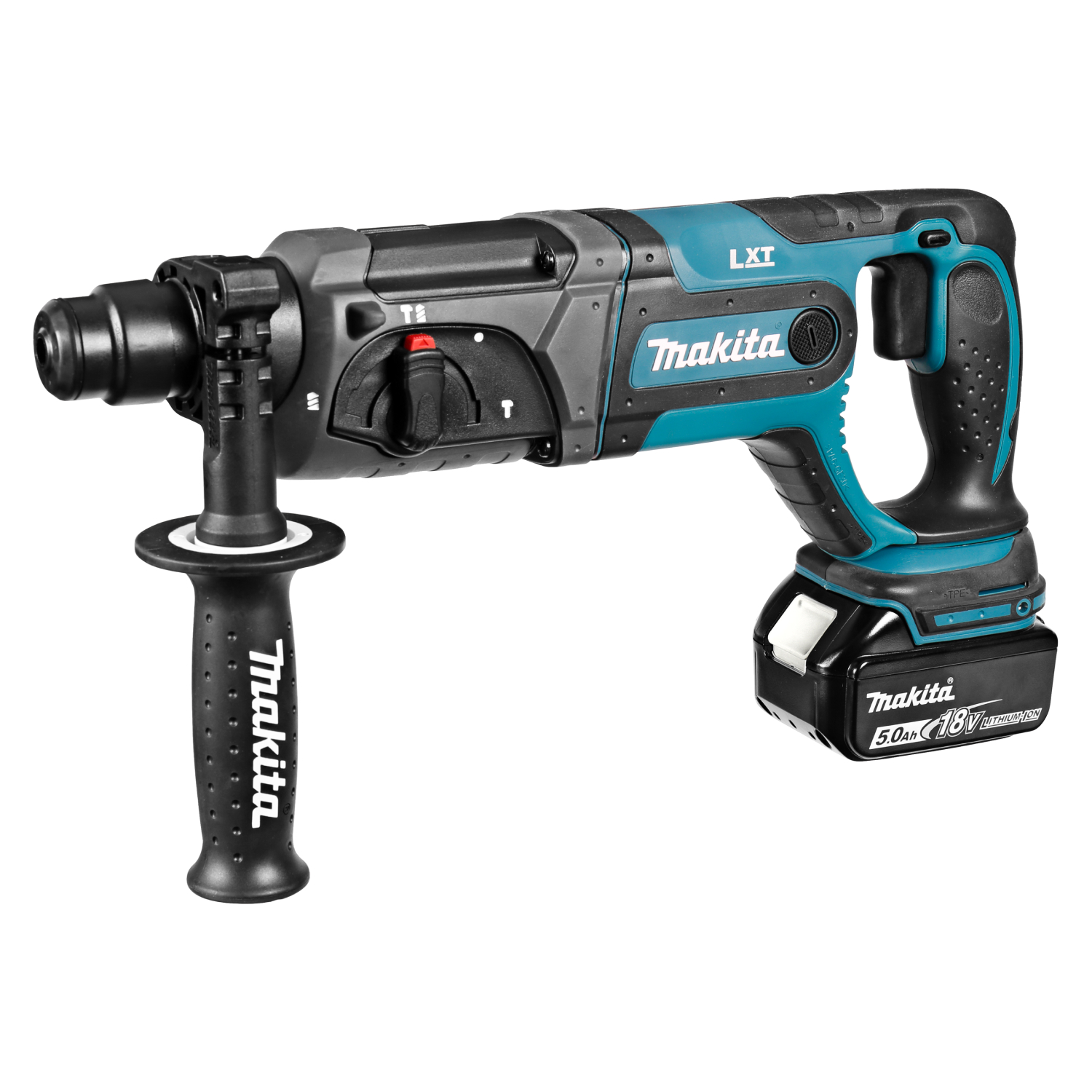 Makita DHR241RTJ Perforateur burineur SDS-plus à batteries 18V Li-Ion (2x batterie 5.0Ah) dans MAKPAC -2.0J-image
