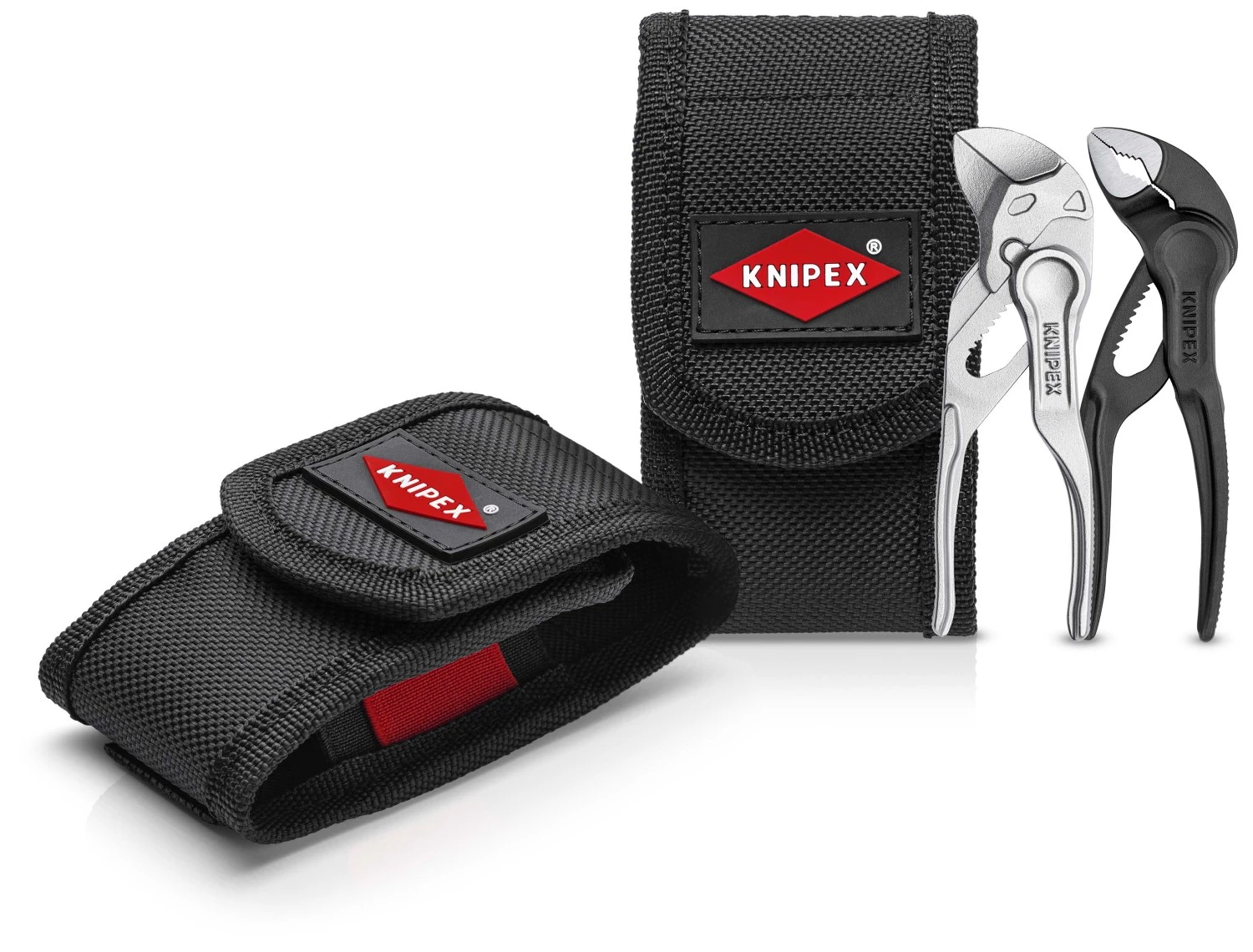 Knipex 00 20 72 V04 2-delige tangenset XS in riemtas - 2x 100mm-image