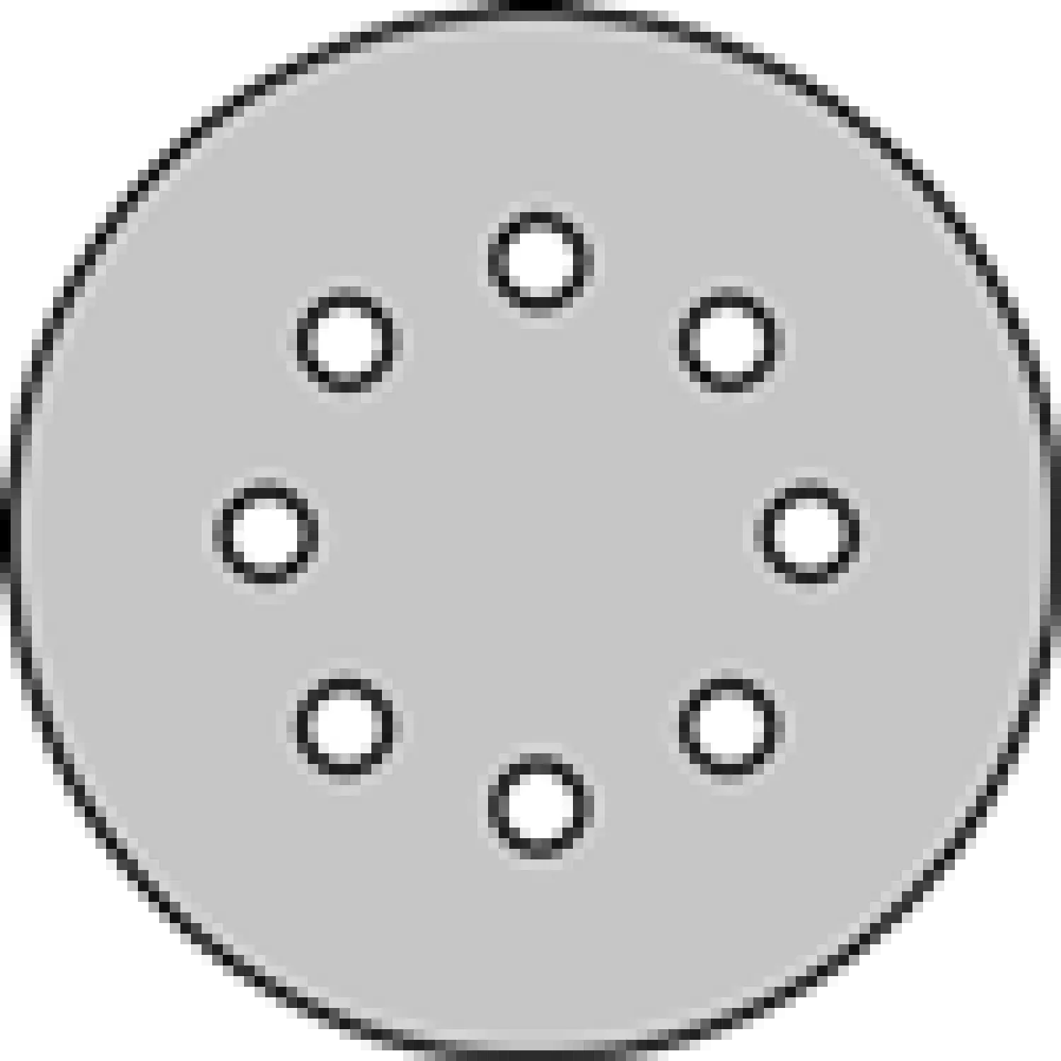 Klingspor Schuurpapier Rond 125 Klitteband 8 Gaten 5 St P80-image