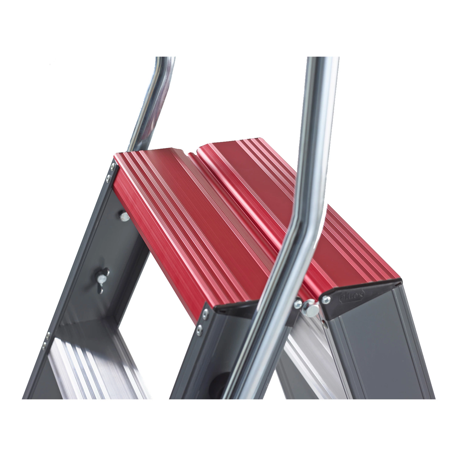 Altrex Falco FDO 4 Dubbele trap - Aluminium met coating - 2 x 4 treden - max. werkhoogte 2.95 m.-image
