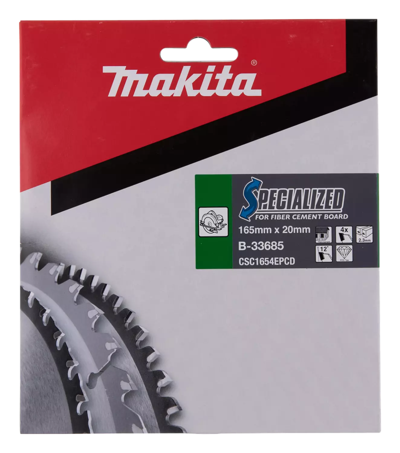 Makita B-33685 - Lame de scie circulaire  165x20mmx4T-image