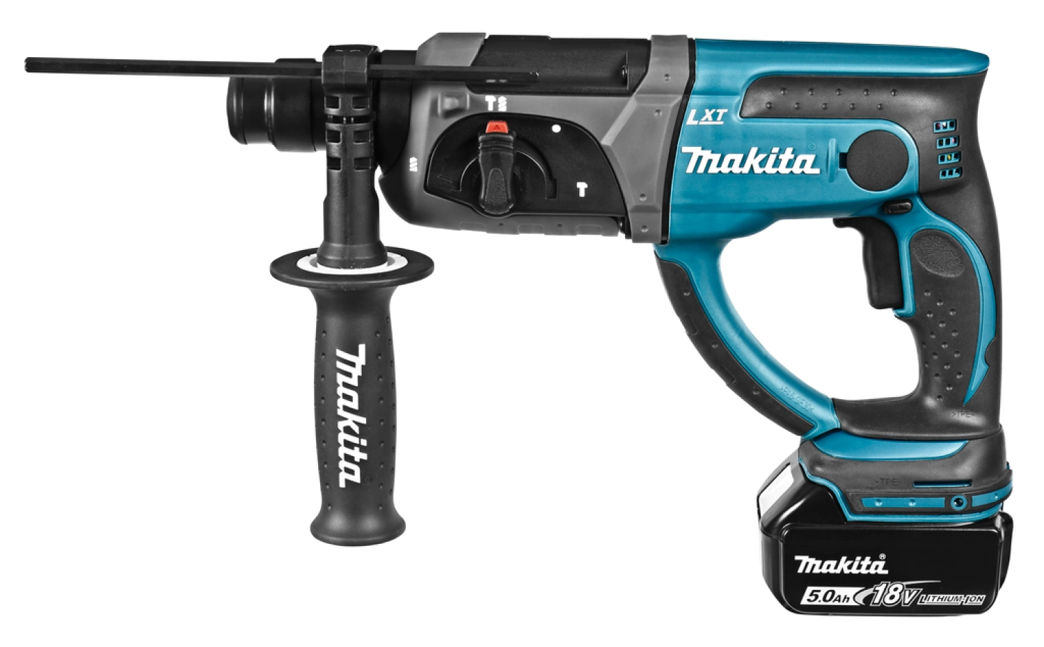 Makita DHR202RTJ Perforateur burineur sans-fil - 18V Li-ion - SDS-plus - Kit (2x 5,0 Ah) - MAKPAC - 2 J-image