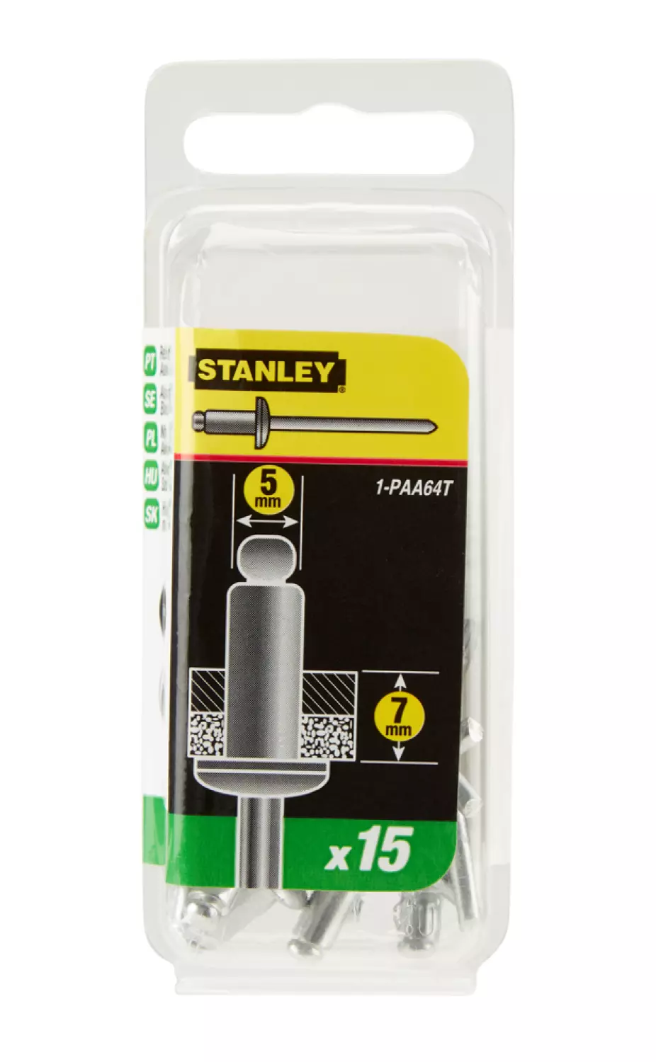 Stanley 1-PAA64T Popnagels - 5 x 7mm (15st)-image