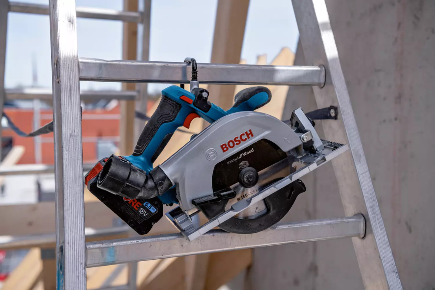 Bosch GKS 18V-57-2 18V Li-ion Accu cirkelzaag body in L-Boxx - 165mm-image