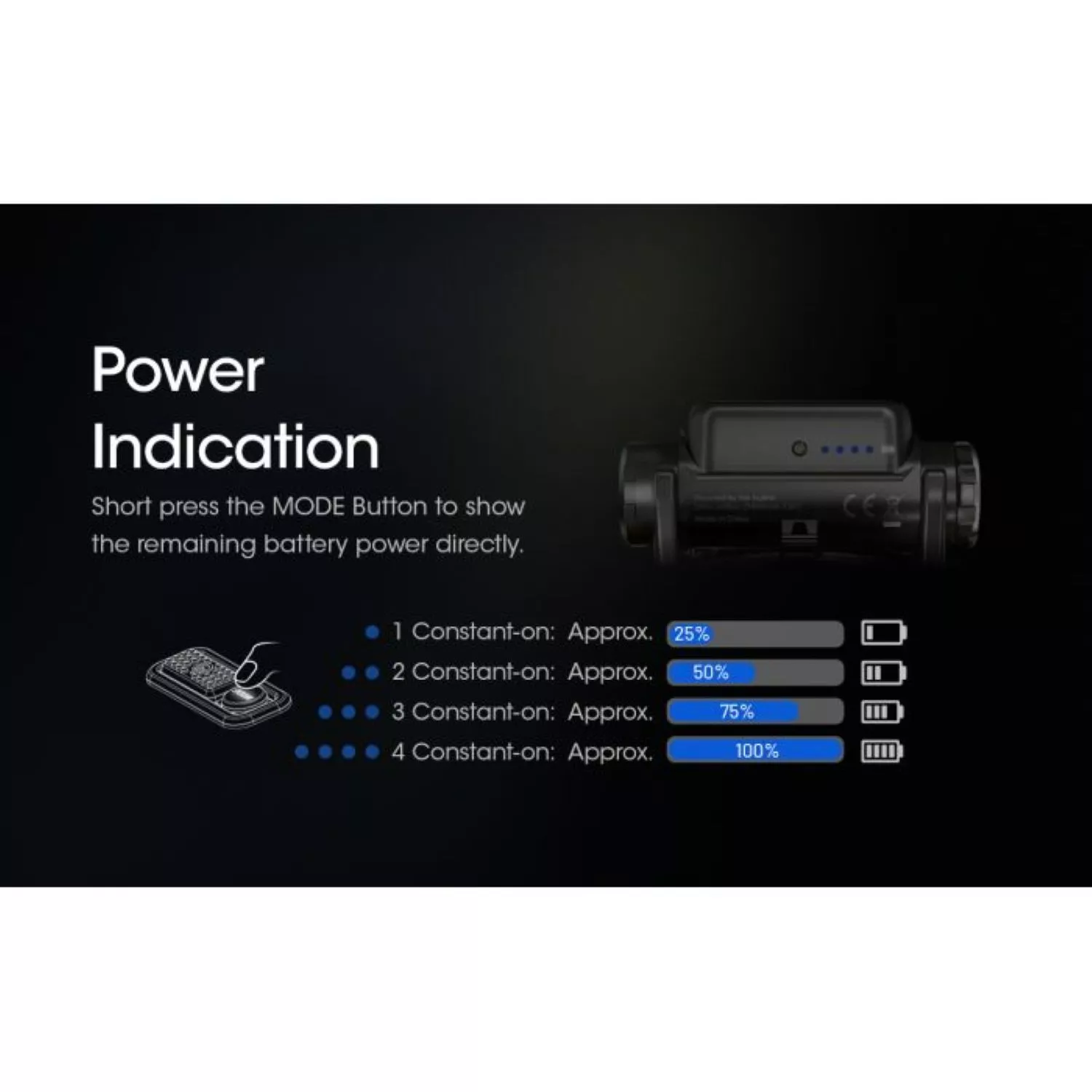 Nitecore NU43 Hoofdlamp - oplaadbaar - 1400Lm - IP68-image