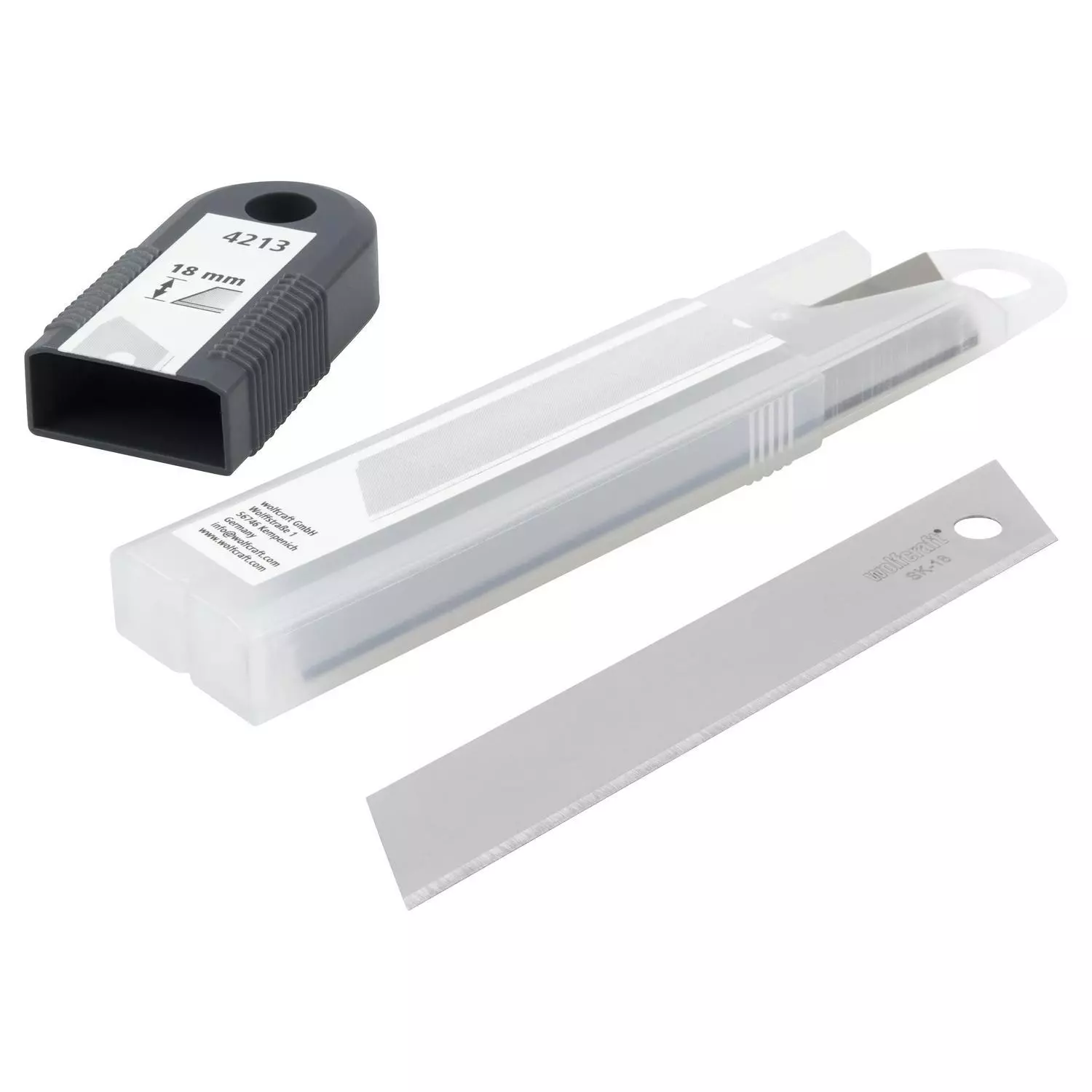 Wolfcraft 4213000 Lames de sécurité de rechange - 18 mm (5 pièces)-image