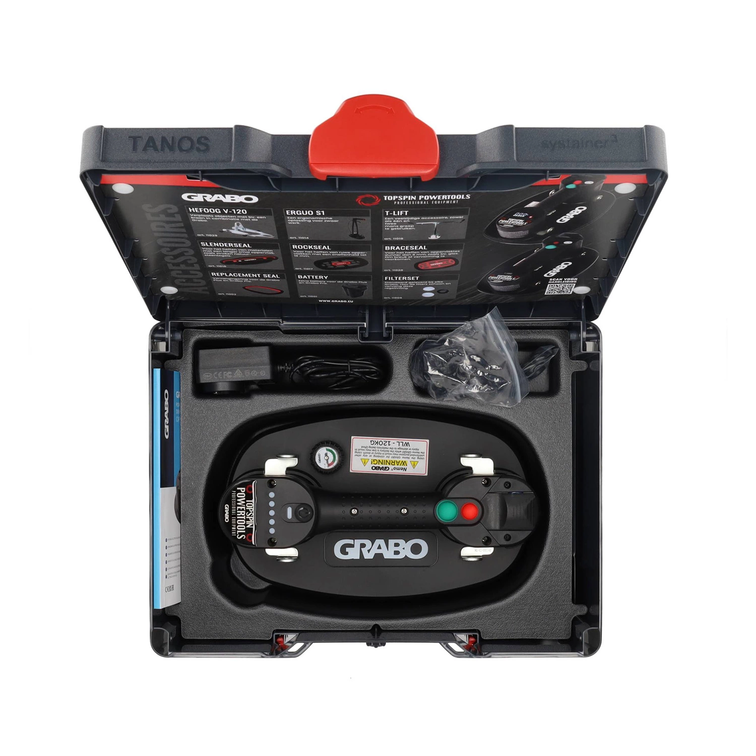Grabo Plus Elektrische Vacuümhandzuiger - 120kg - in systainer-image