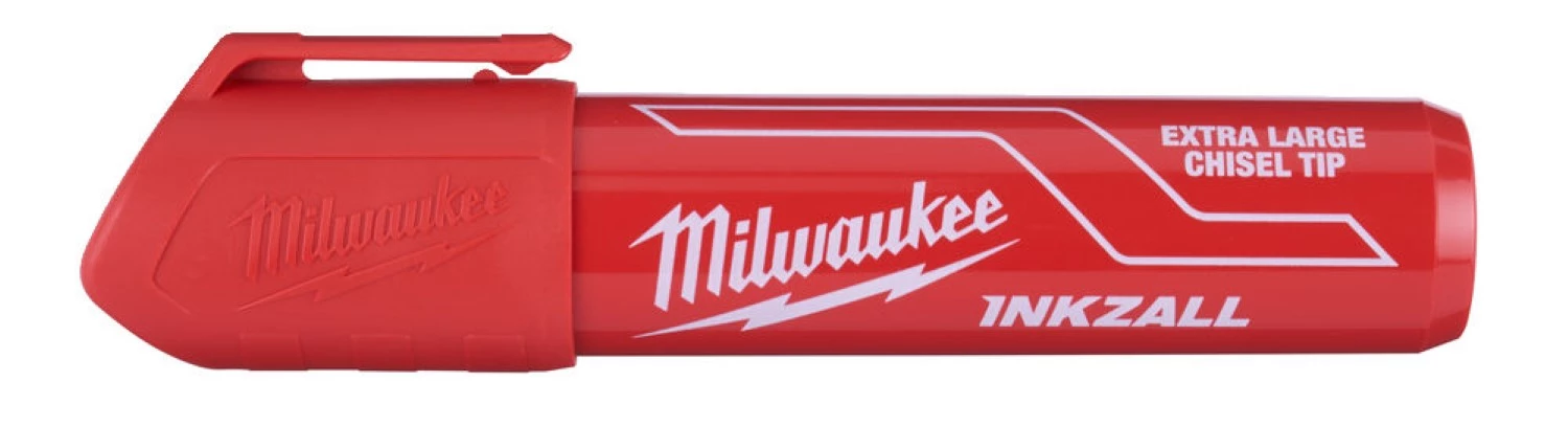 Milwaukee 4932471560 INKZALL™ Marqueur - Chisel XL - Rouge - 14.5mm-image