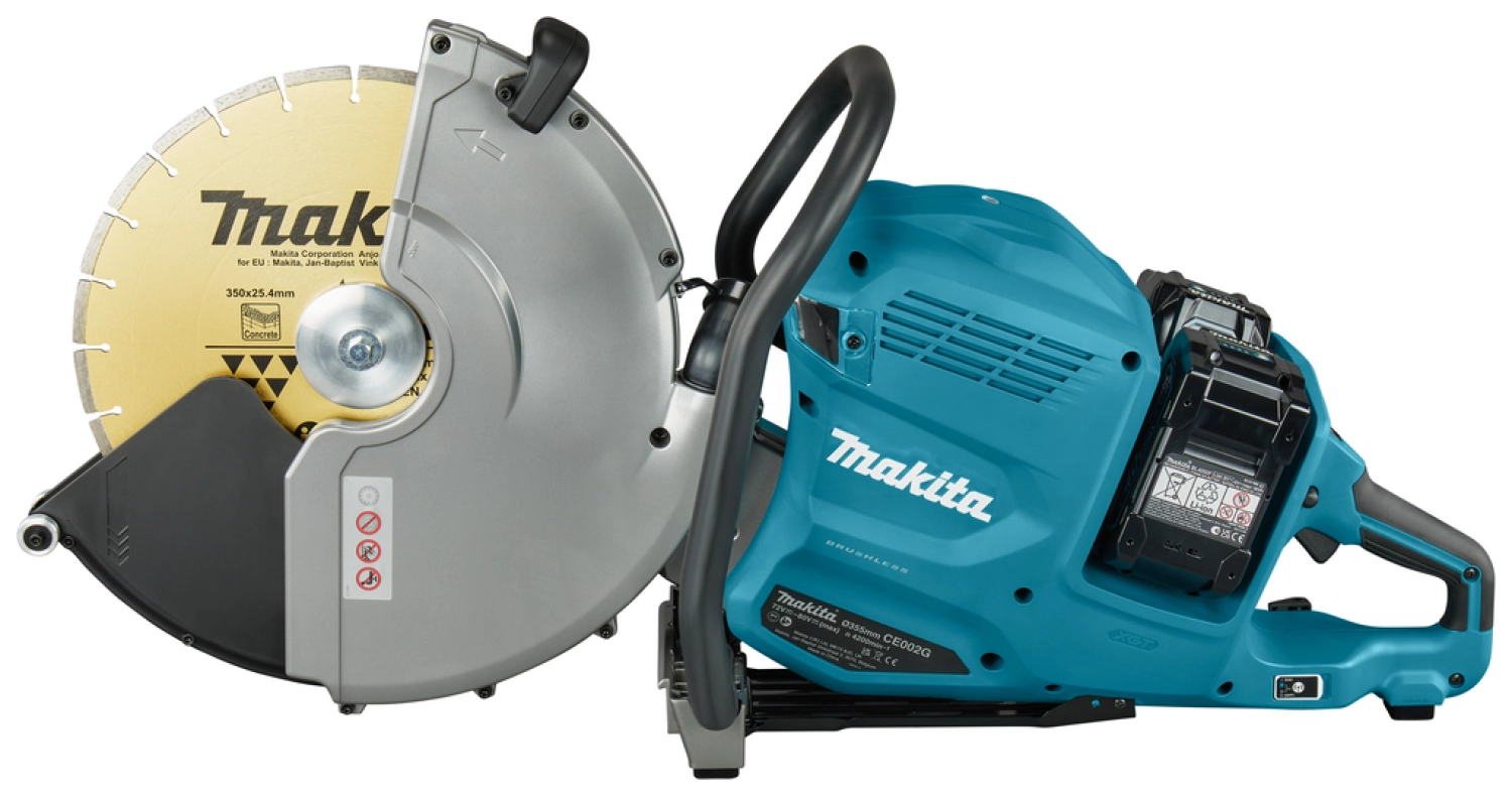 Makita CE002GT401X XGT 2x40V Max Li-ion batterie Meuleuse  (4x 5.0Ah) en Mbox - 355mm-image