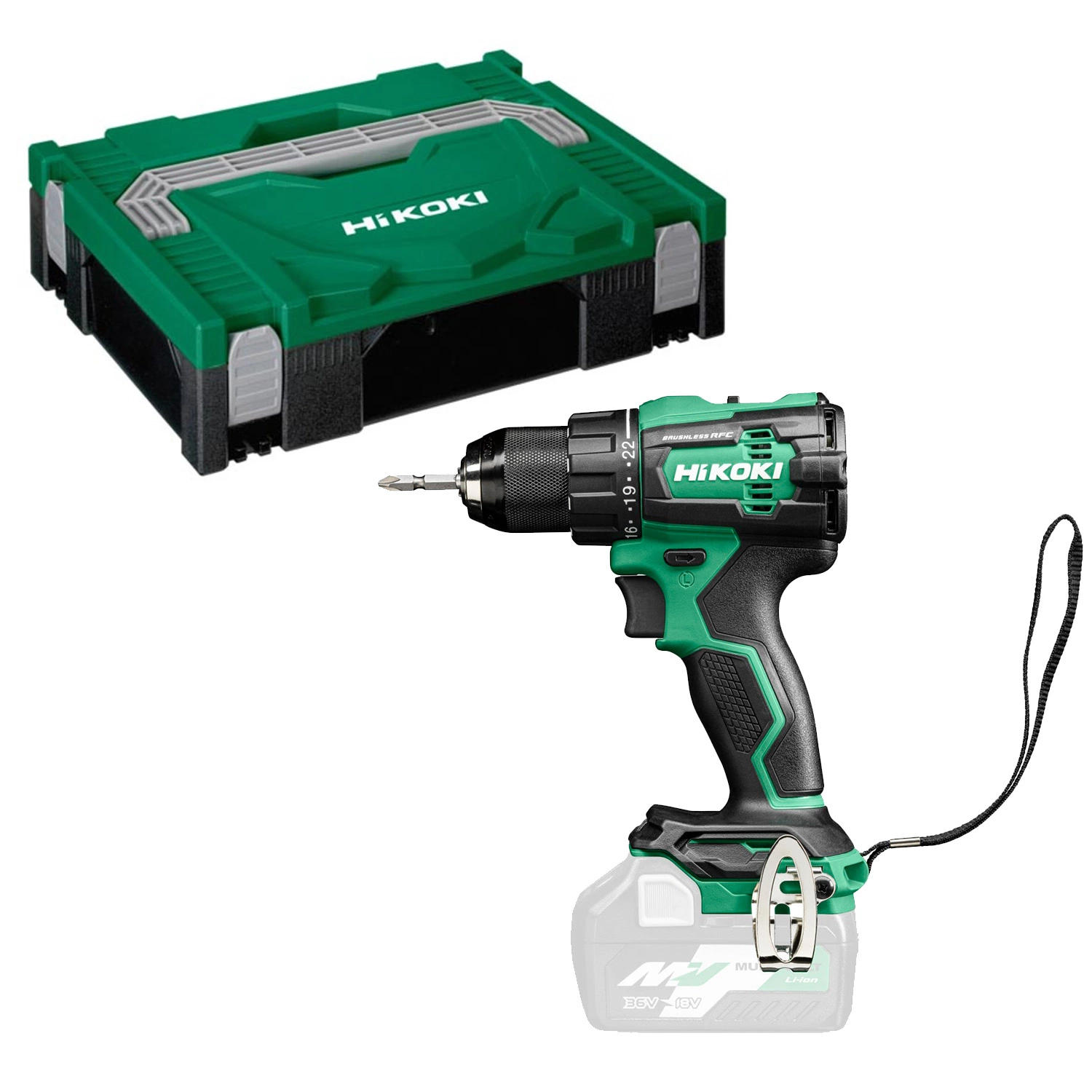 HiKOKI DS18DEW2Z Perceuse visseuse Machine seul en HSC 18.0V Batterie 70Nm-image