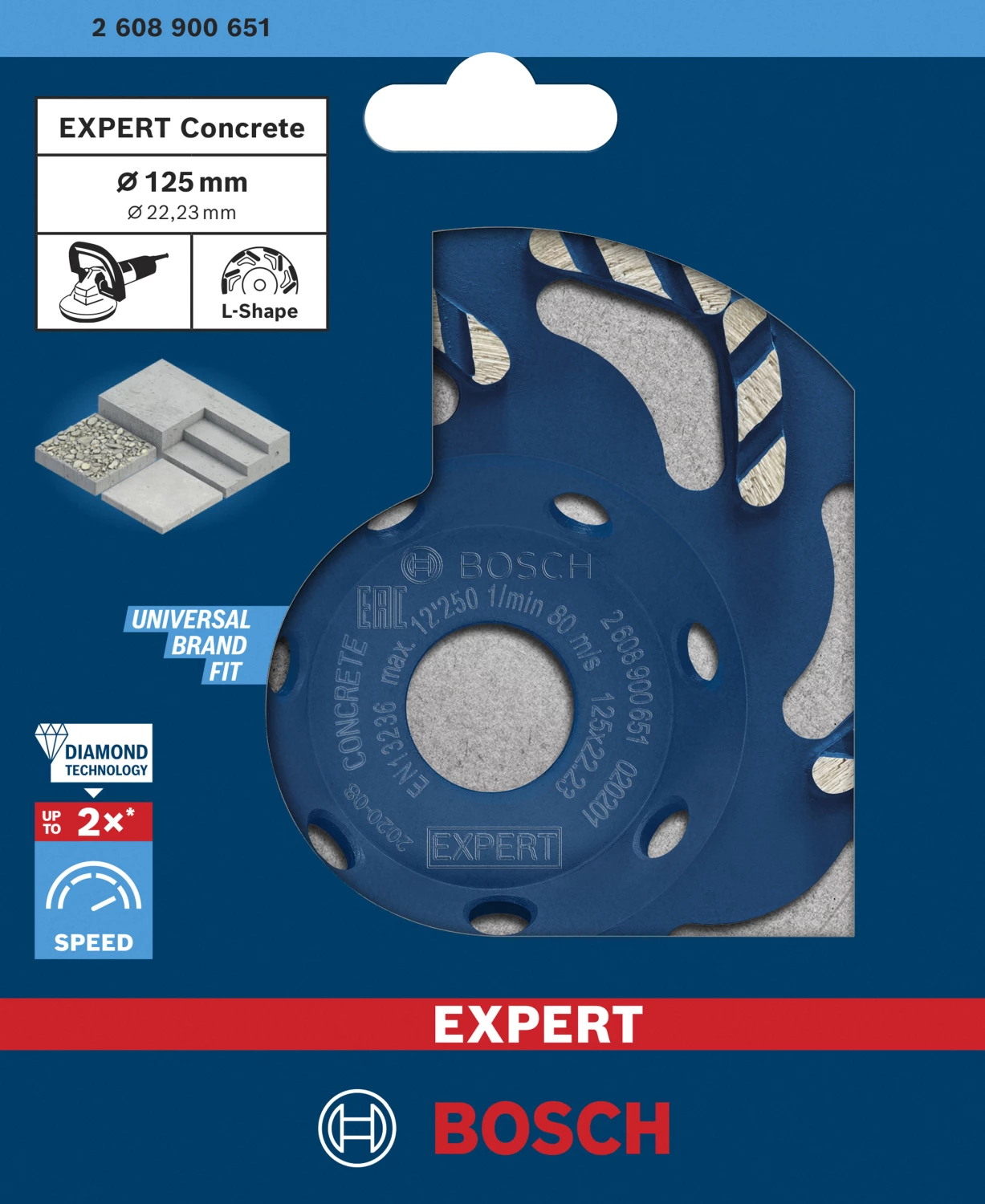 Bosch 2608900651 Meule assiette-image
