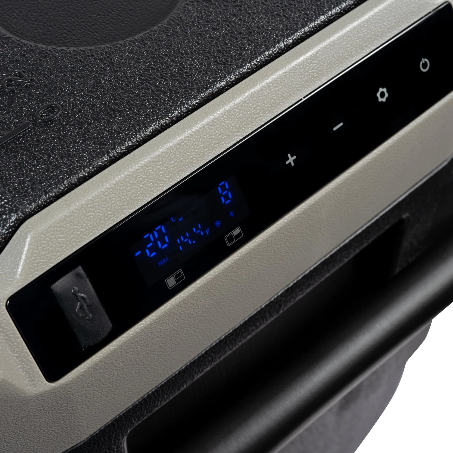 Steamy-E SECZGW61 Glacière à compresseur électrique sur roues Dual Zone - 61L-image