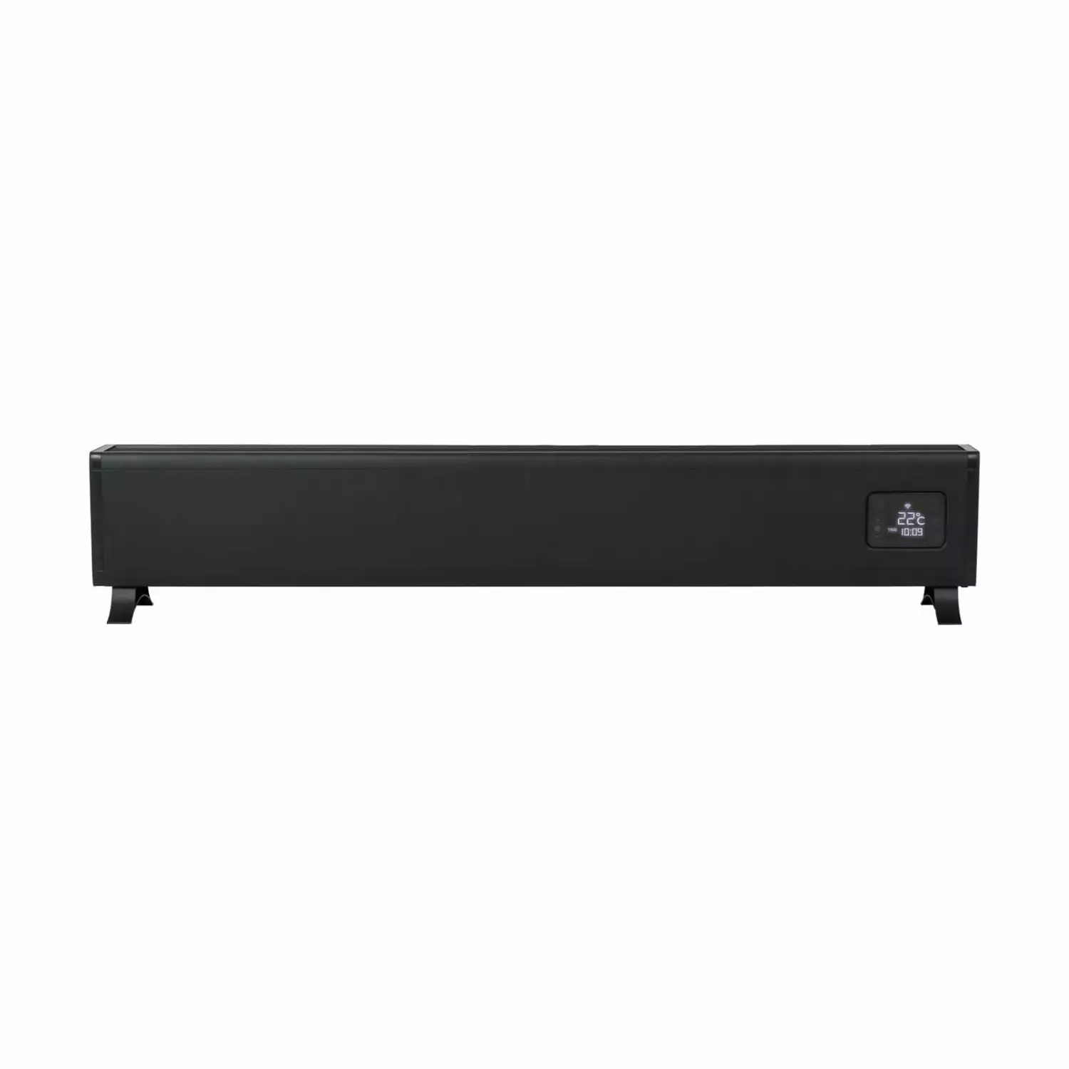 EUROM Alutherm Baseboard 2000 Wi-Fi Black Convectorkachel - 2000W - 80m3-image