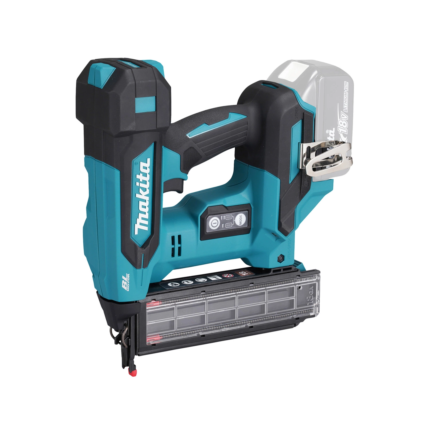 Makita DBN501ZJ 18V Li-ion accu brad tacker body in Mbox - 15-50mm - 18 Gauge-image