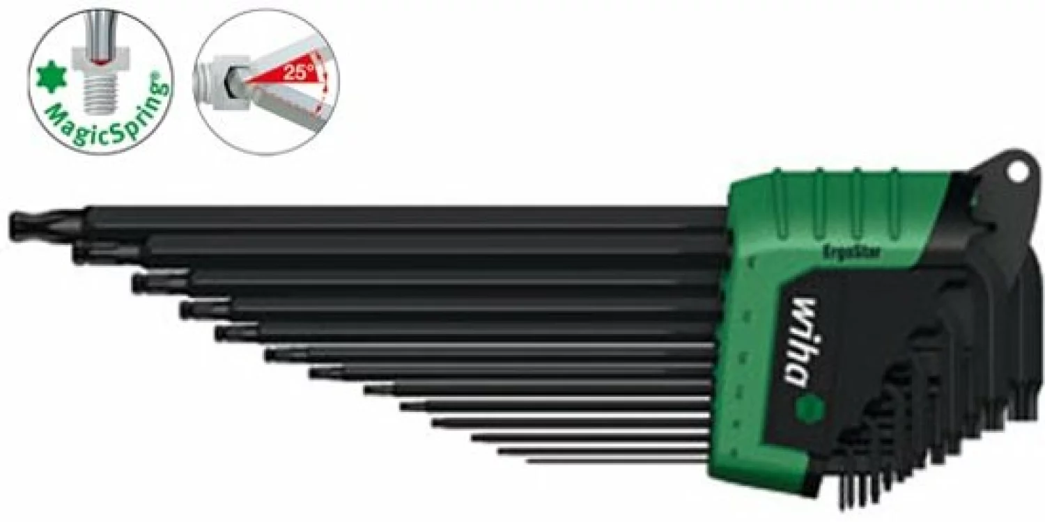 Wiha SB366BEHZ1301 13-delige Inbussleutelset in ErgoStar houder - Torx-image