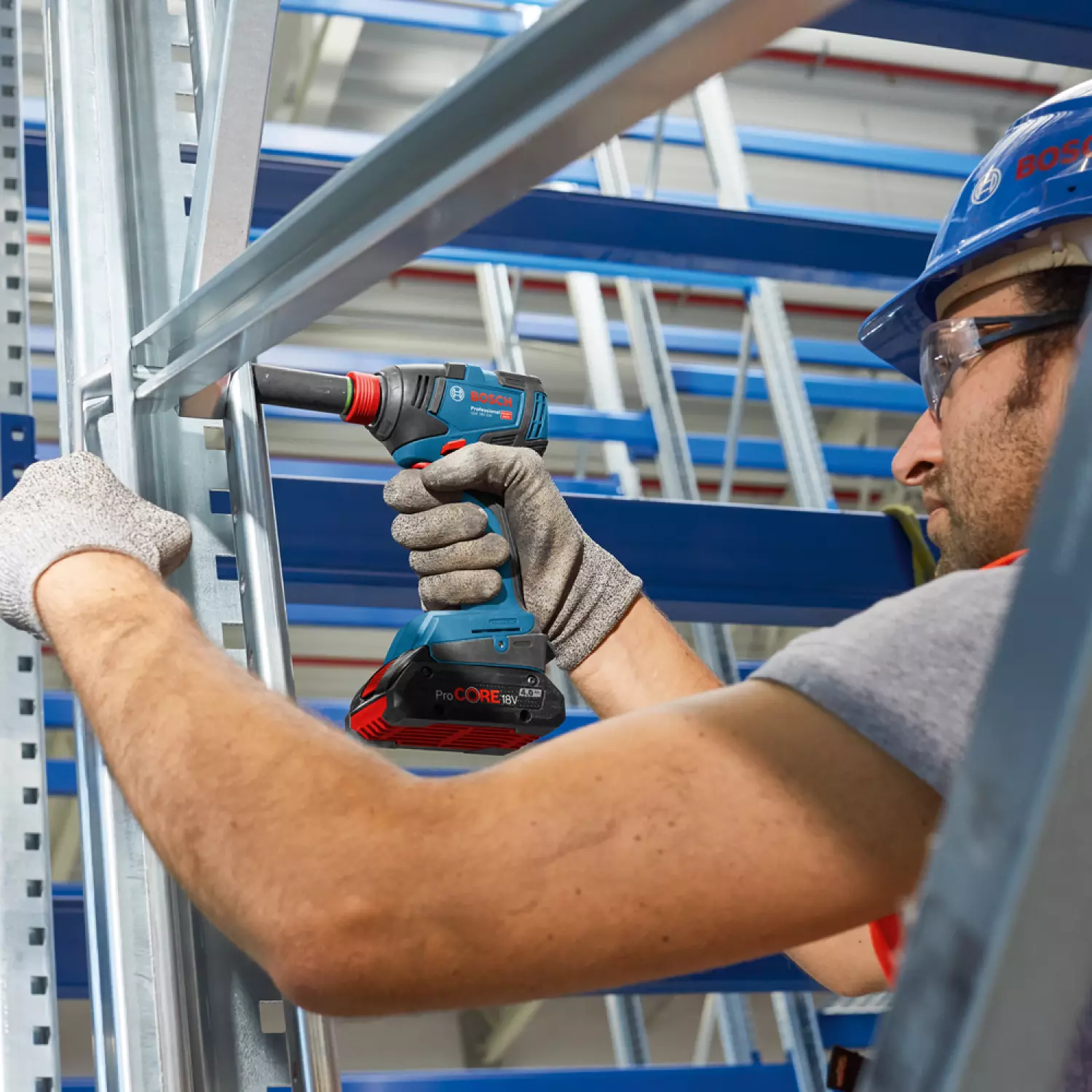 Bosch 06019J2204 - Visseuse à chocs/Boulonneuse sans fil GDX 18V-200 - Machine seule-image