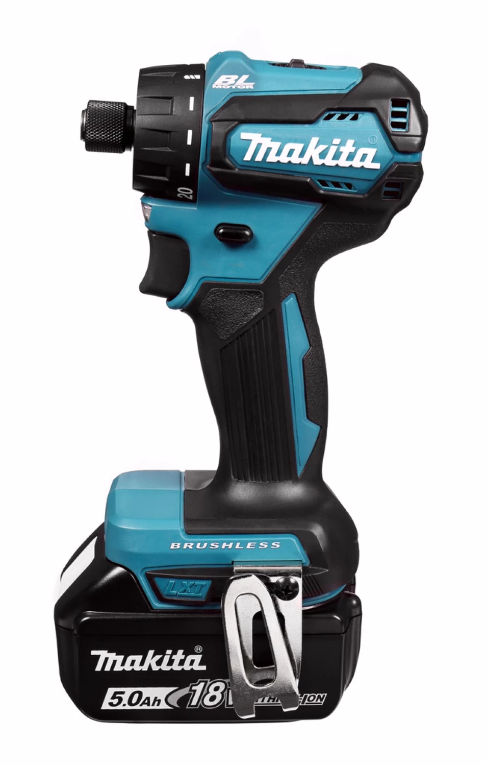 Makita DDF083RTJ - Set perceuse visseuse Li-Ion 18V (2x batterie 5.0Ah) dans MAKPAC - moteur brushless - 40Nm-image