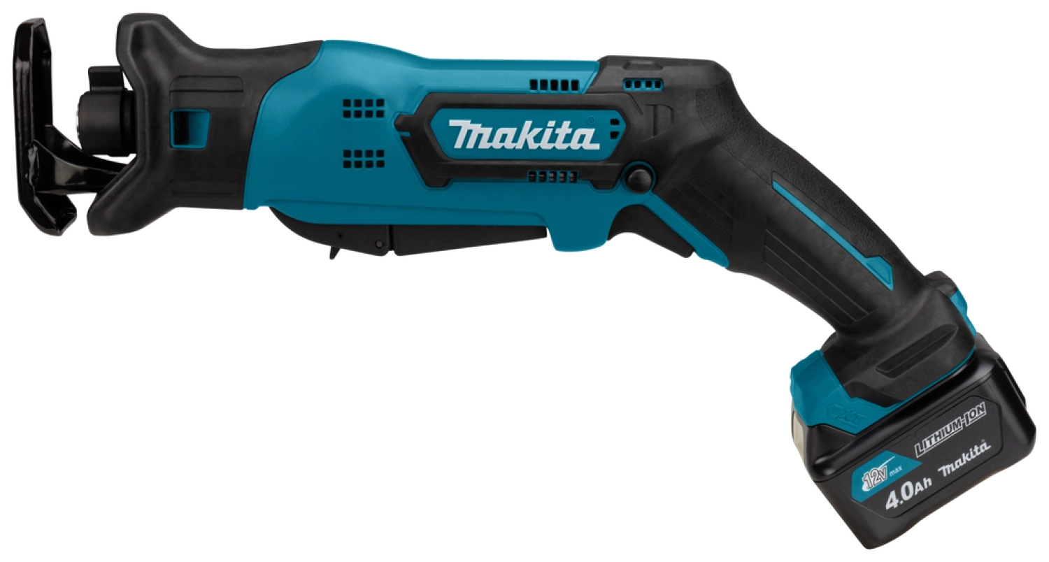 Makita JR103DSMJ - 10,8V Li-ion - Scie sabre sans-fil - 2 batteries 4,0 ah - Coulissante - MAKPAC - Changement rapide-image