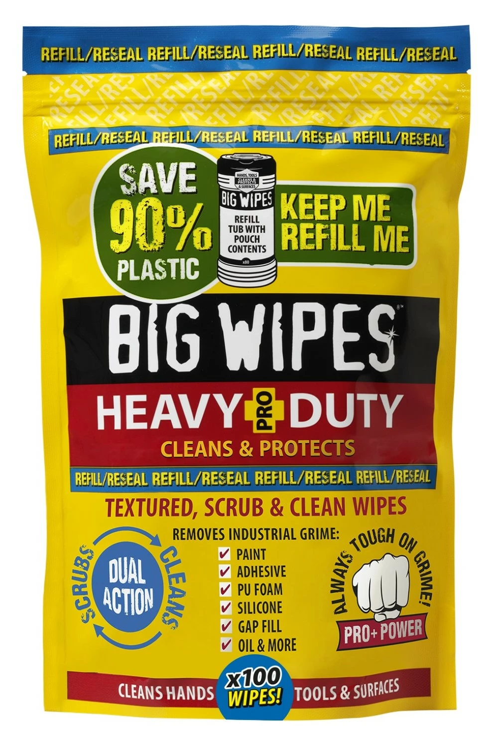 Big Wipes Pochette de recharge pour usage intensif - 1pc-image