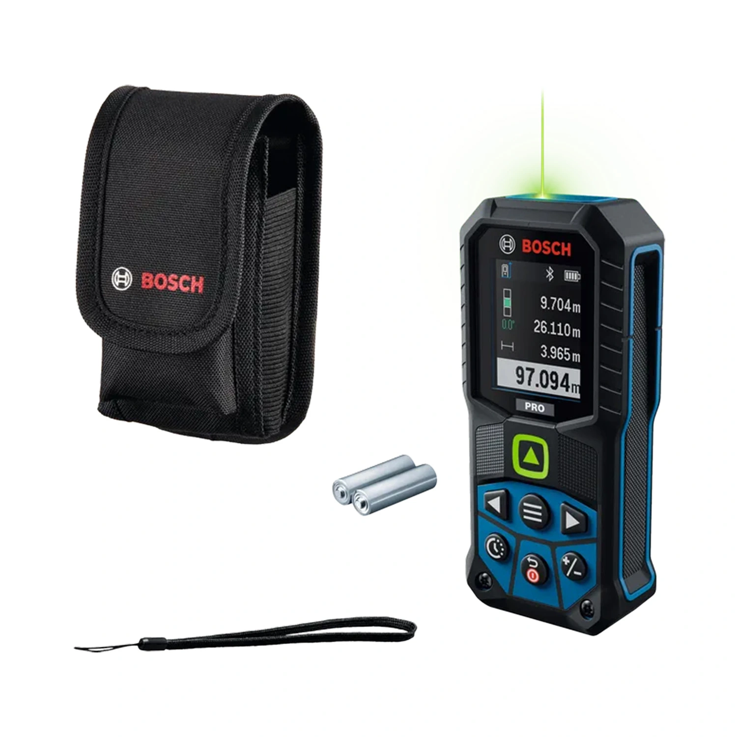 Bosch GLM100-36CG Télémètre dans un étui - 100 m - vert - IP65