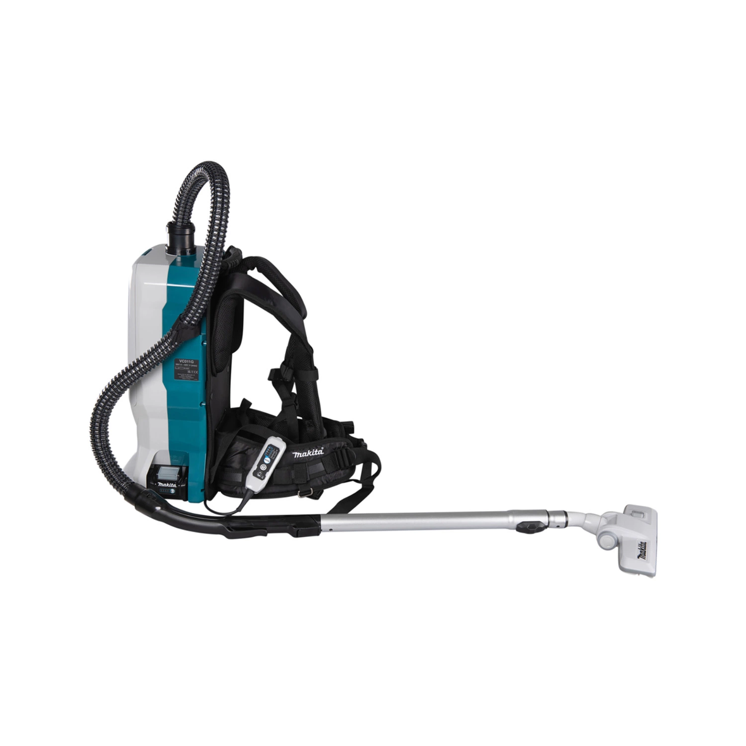 Makita VC011GU201 Corps d'aspirateur dorsal à batterie XGT 40V Max (2 batteries de 4,0 Ah)-image