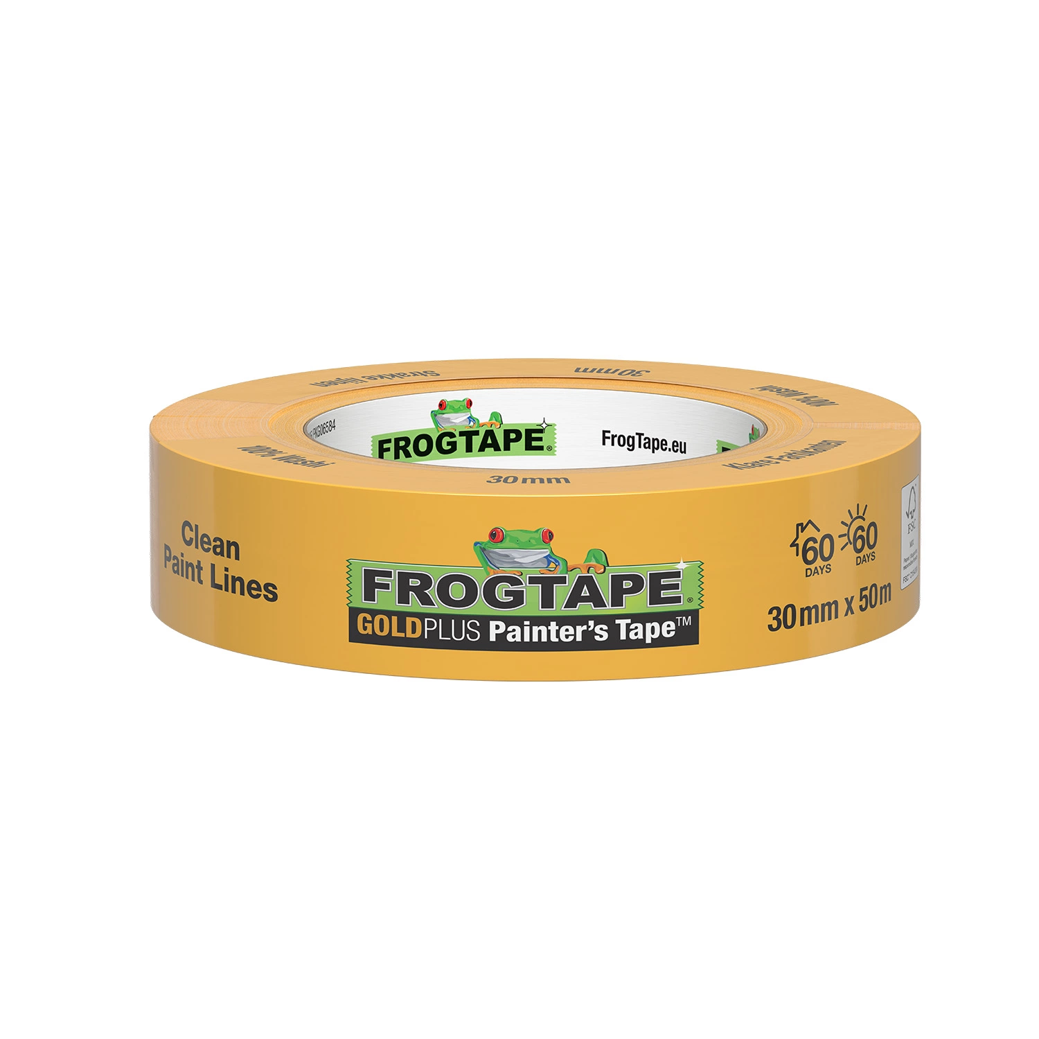 FrogTape GoldPlus Ruban de masquage 30 mm x 50 m