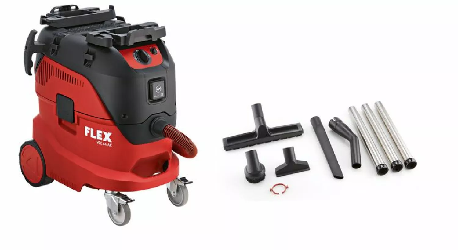 Flex VCE 44 L AC-Set Aspirateur de sécurité avec nettoyage automatique du filtre - 42 l - classe L - Avec kit de nettoyage-image