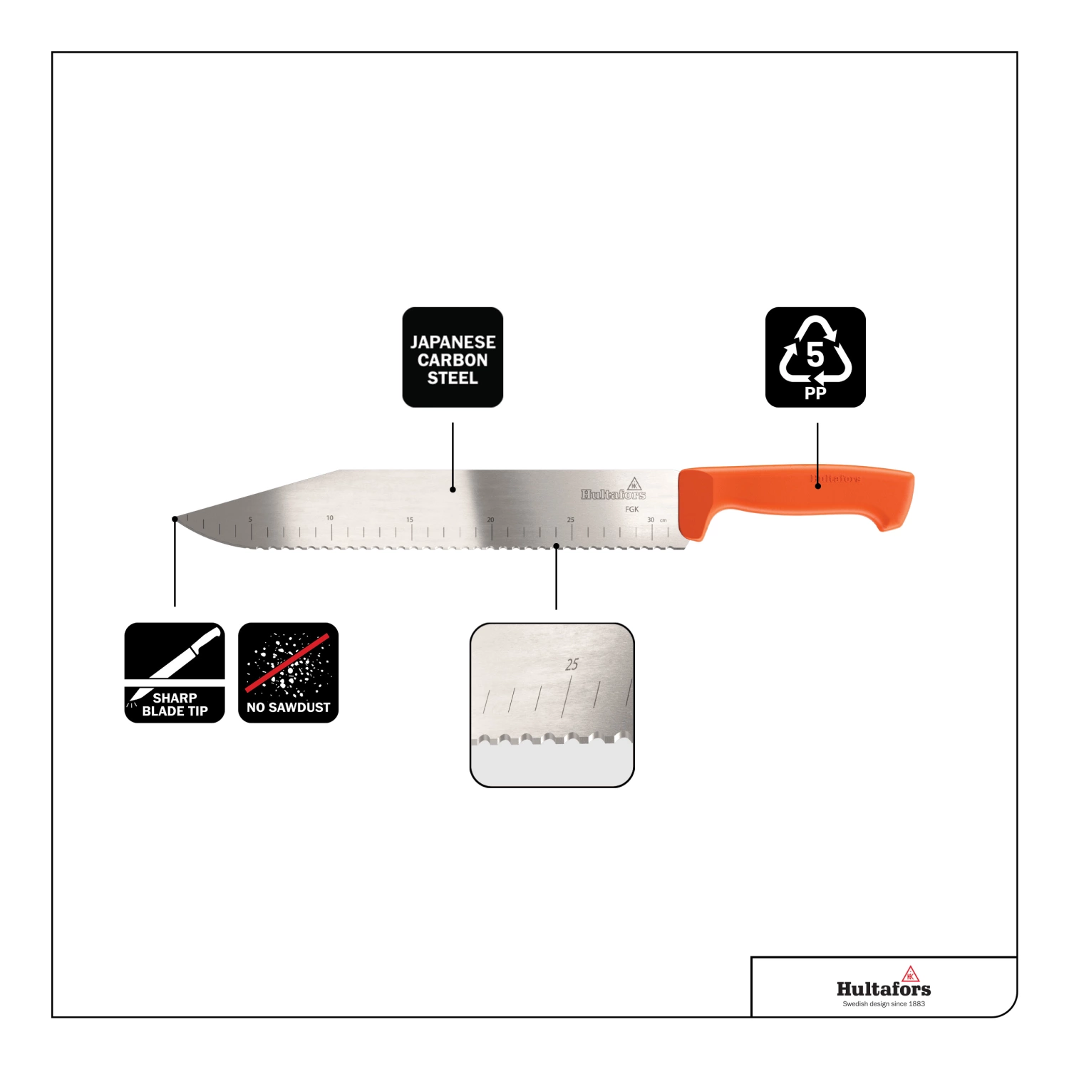 Hultafors FGK Couteaux solide-image