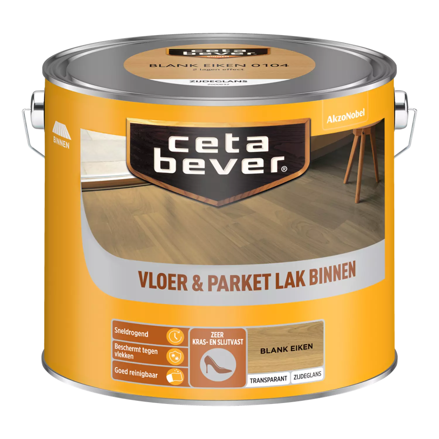 Cetabever Vloer- & Parketlak Transparant - Blank Eiken - 2,5L-image