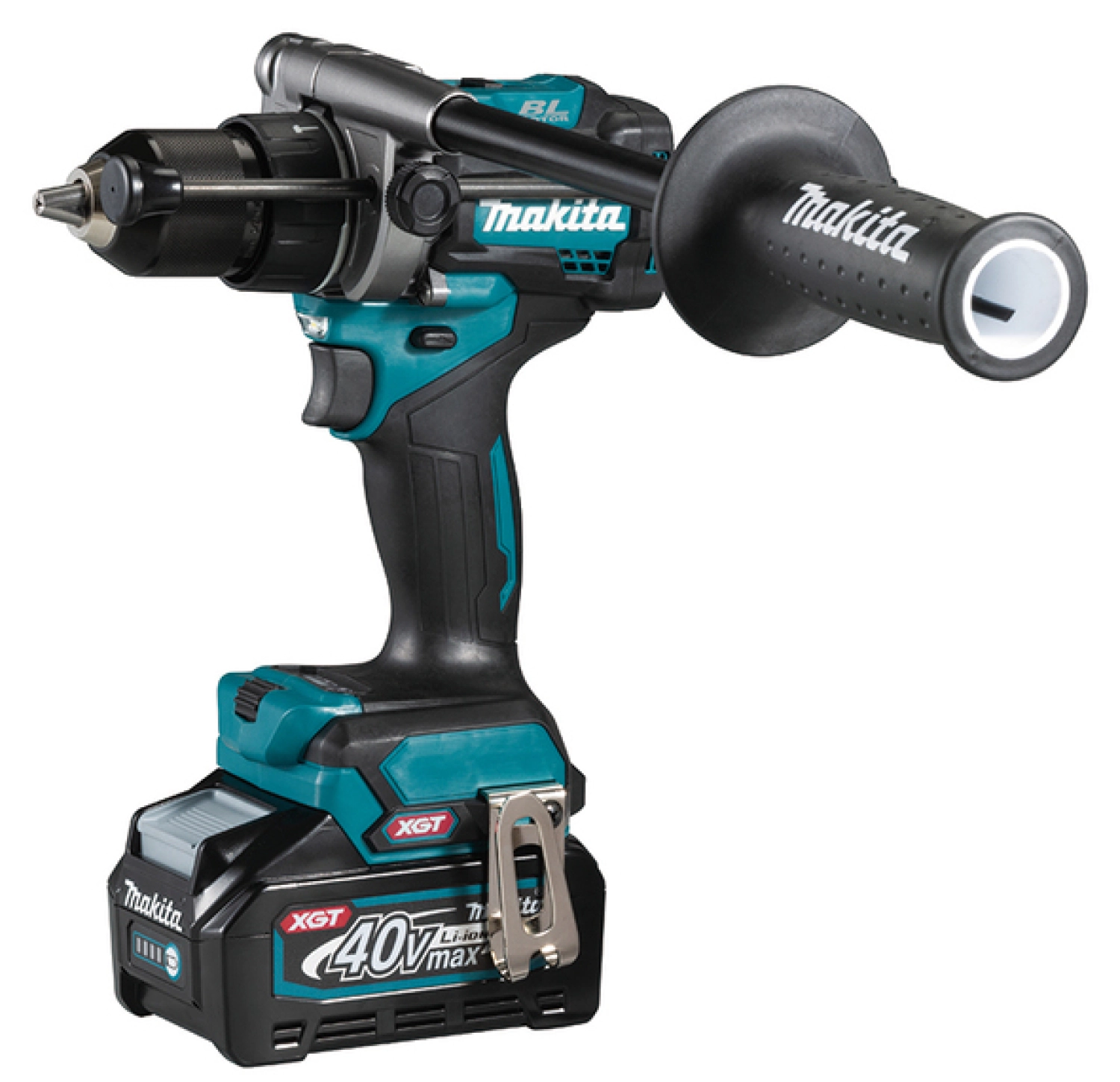 Makita HP001GM201 40V Li-Ion perceuse/visseuse sans fil (2x 4.0Ah) dans Mbox - 115Nm - sans charbon-image