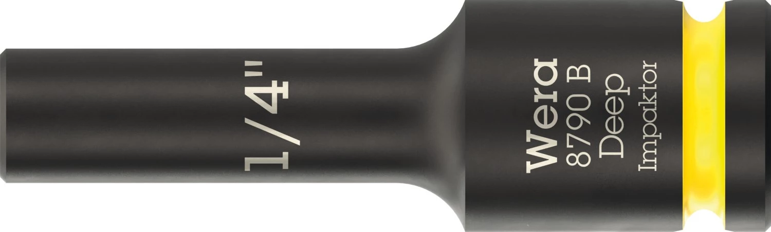 Wera 05005564001 8790 B Impaktor Deep Douille longue à force - 1/4« - hexagonale - 63 mm-image